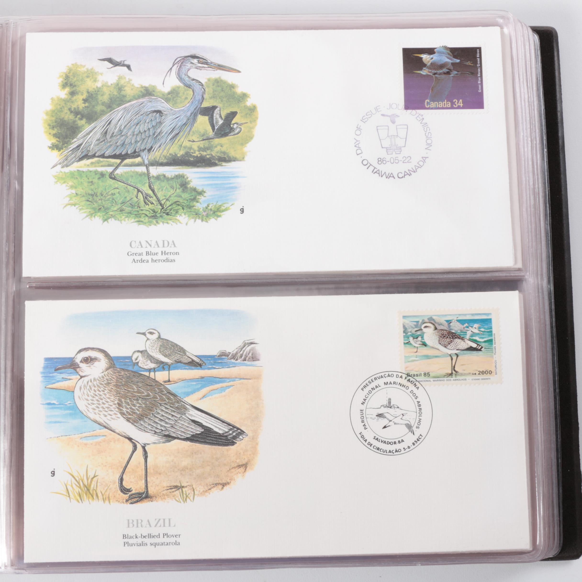 International First Day Cover Postage Stamp Albums