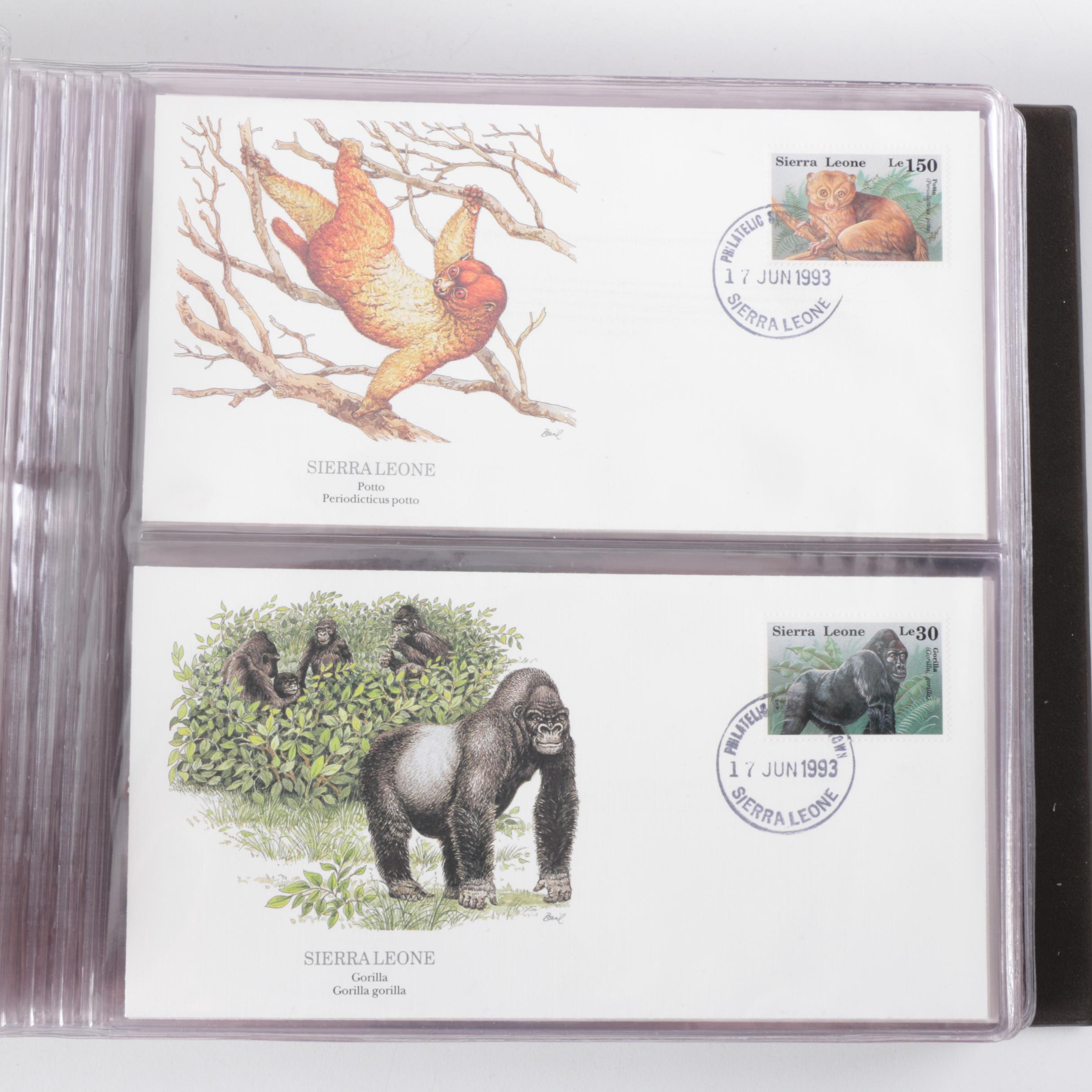 International First Day Cover Postage Stamp Albums