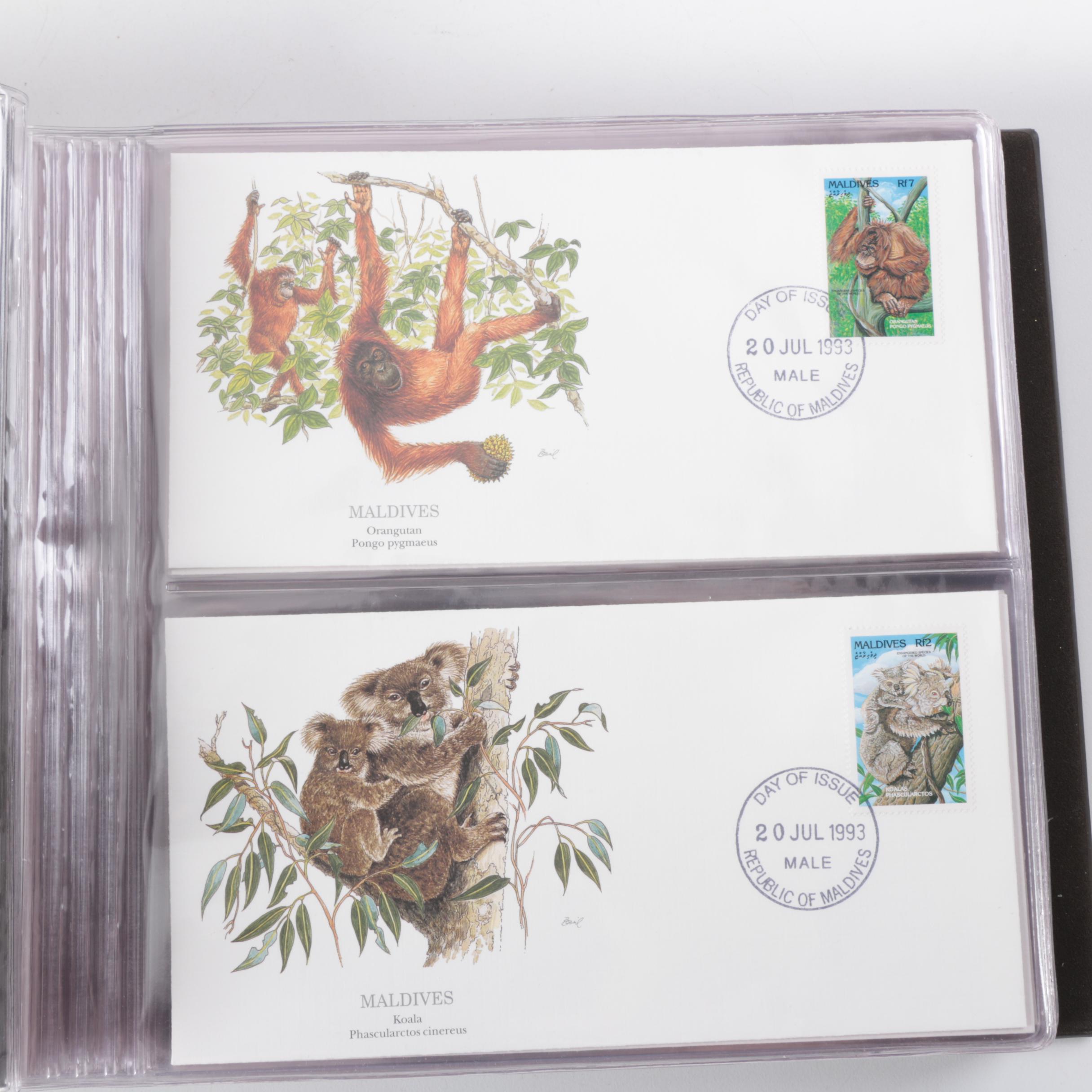 International First Day Cover Postage Stamp Albums