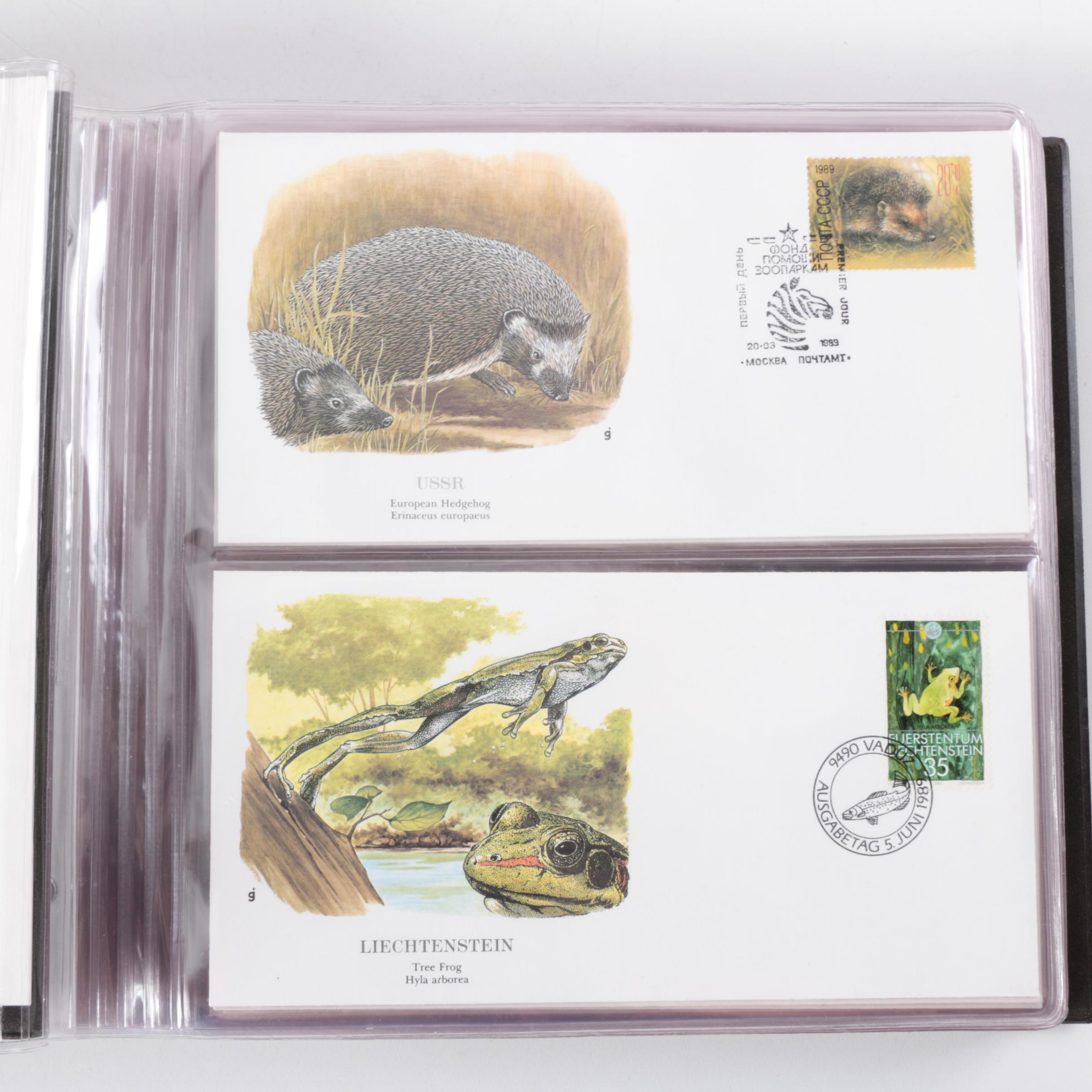 International First Day Cover Postage Stamp Albums