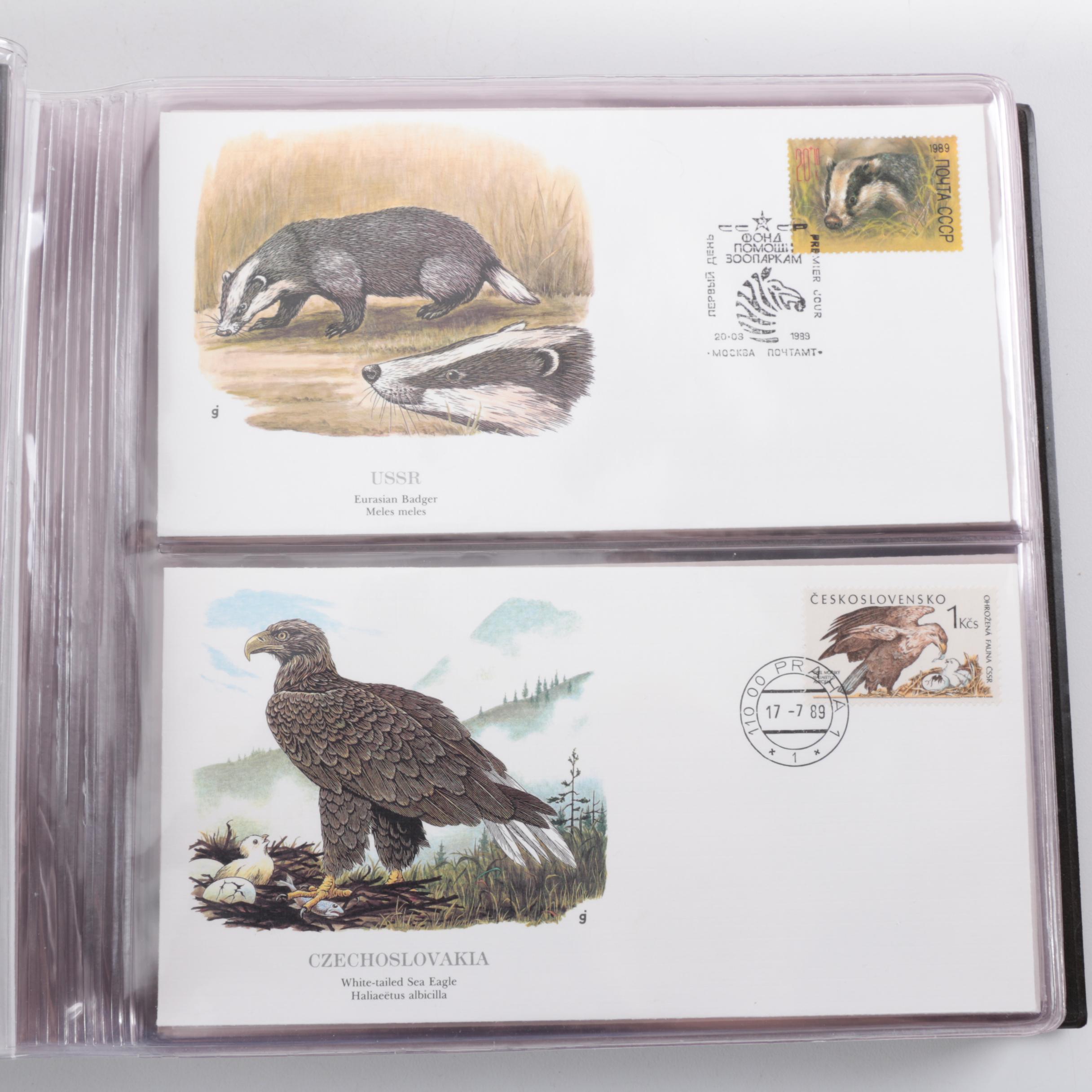International First Day Cover Postage Stamp Albums