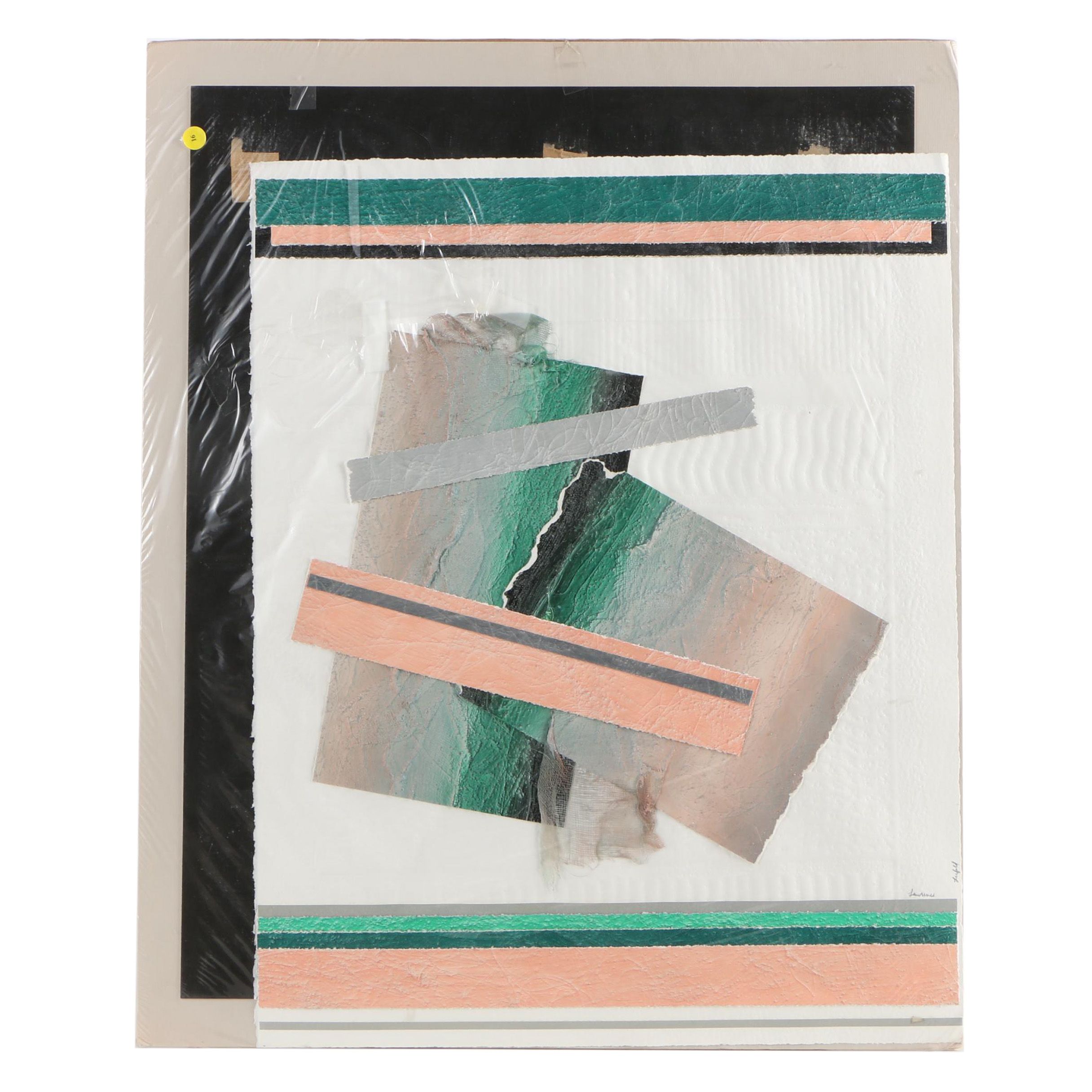 Lawrence Lerfald Mixed Media Abstract Construction