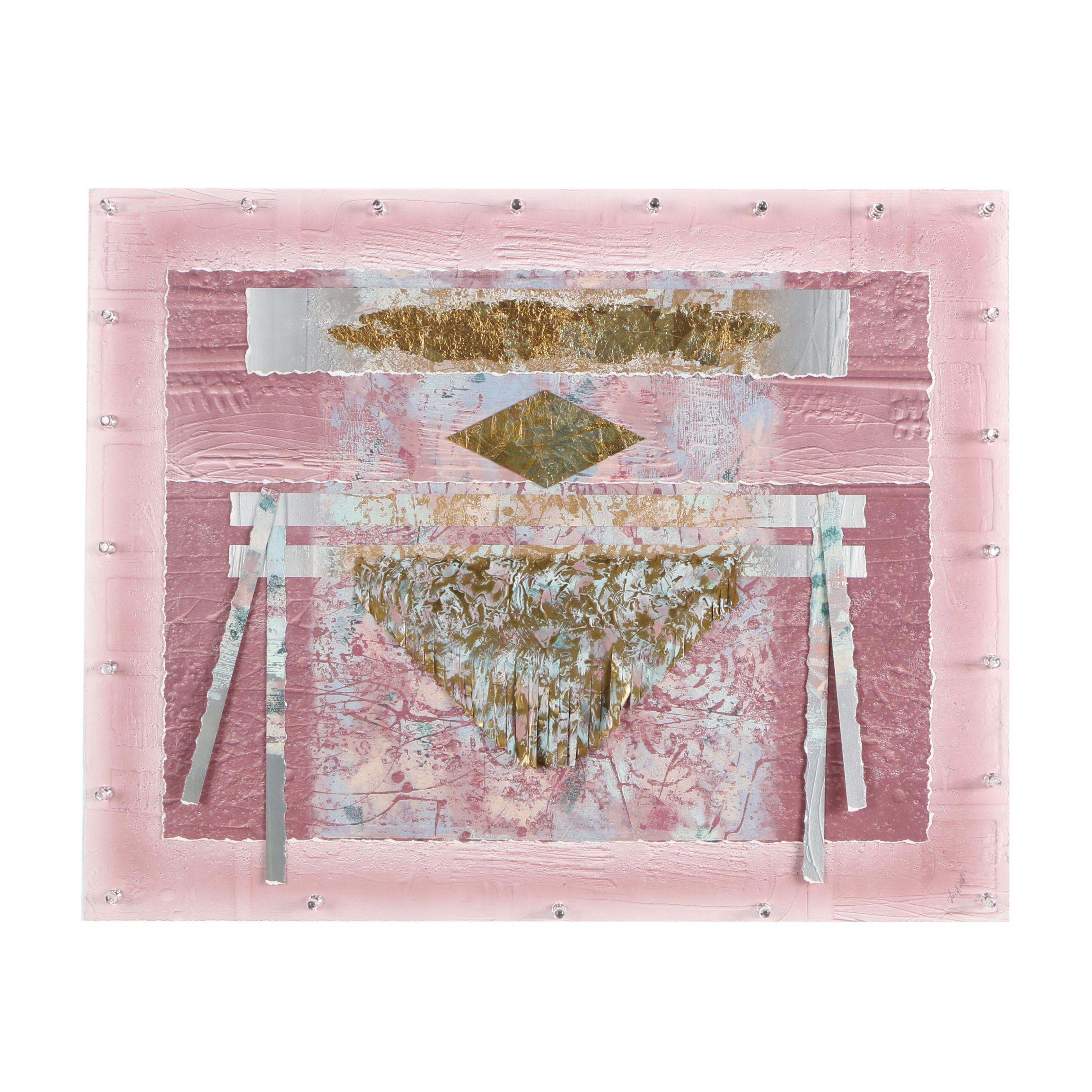 Lawrence Lerfald Mixed Media "Diamond"