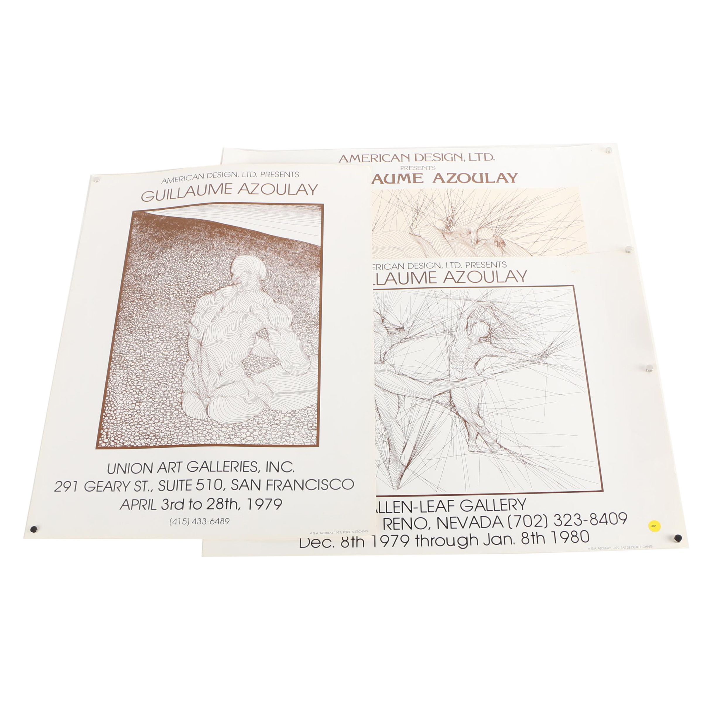 Guillaume Azoulay Serigraphic Exhibition Posters