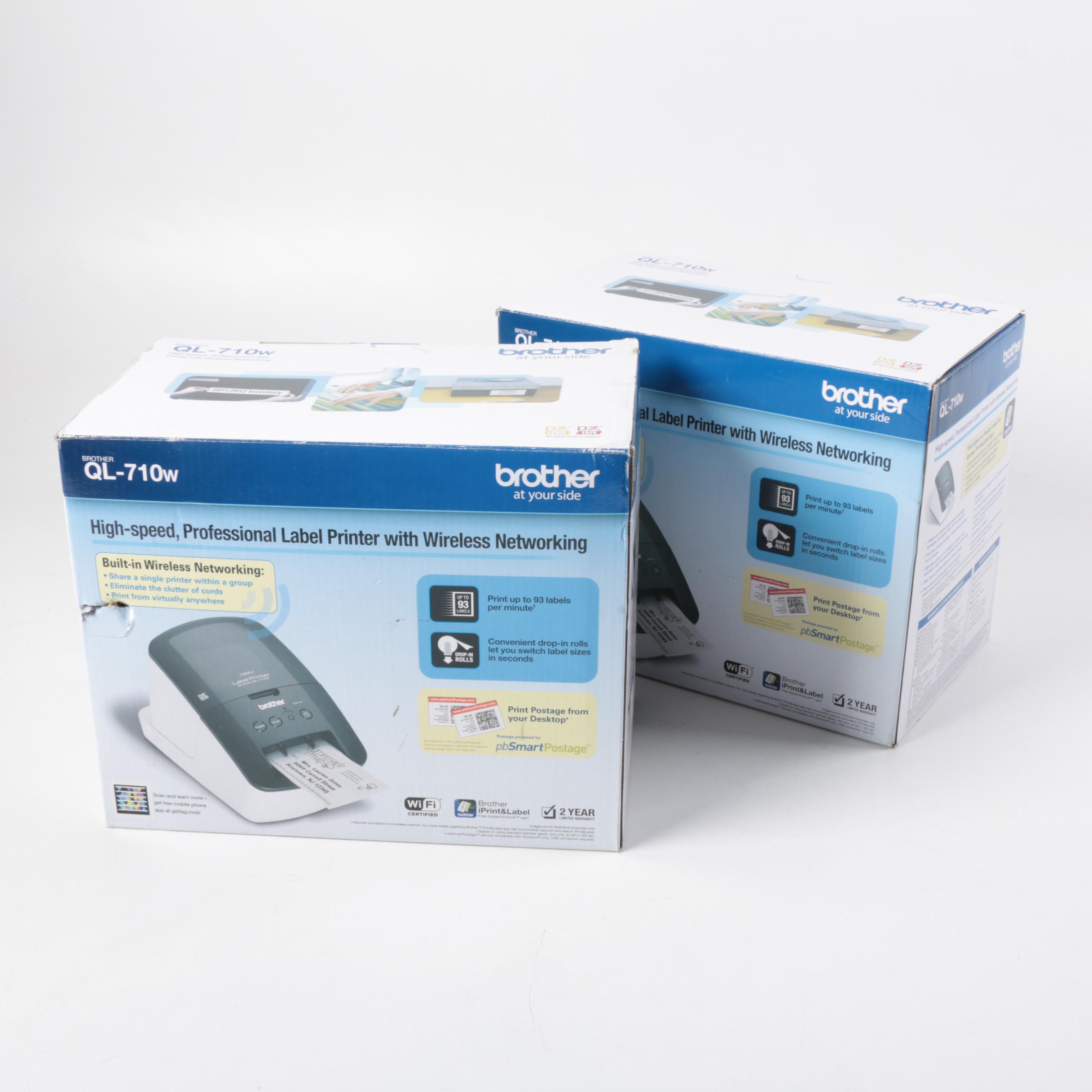 Brother QL-710w High-Speed Wireless Label Printers