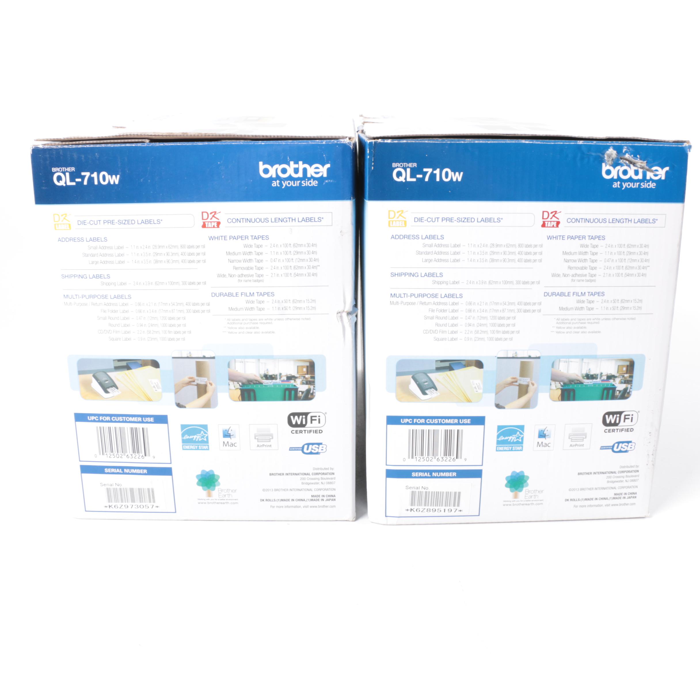 Brother QL-710w High-Speed Wireless Label Printers