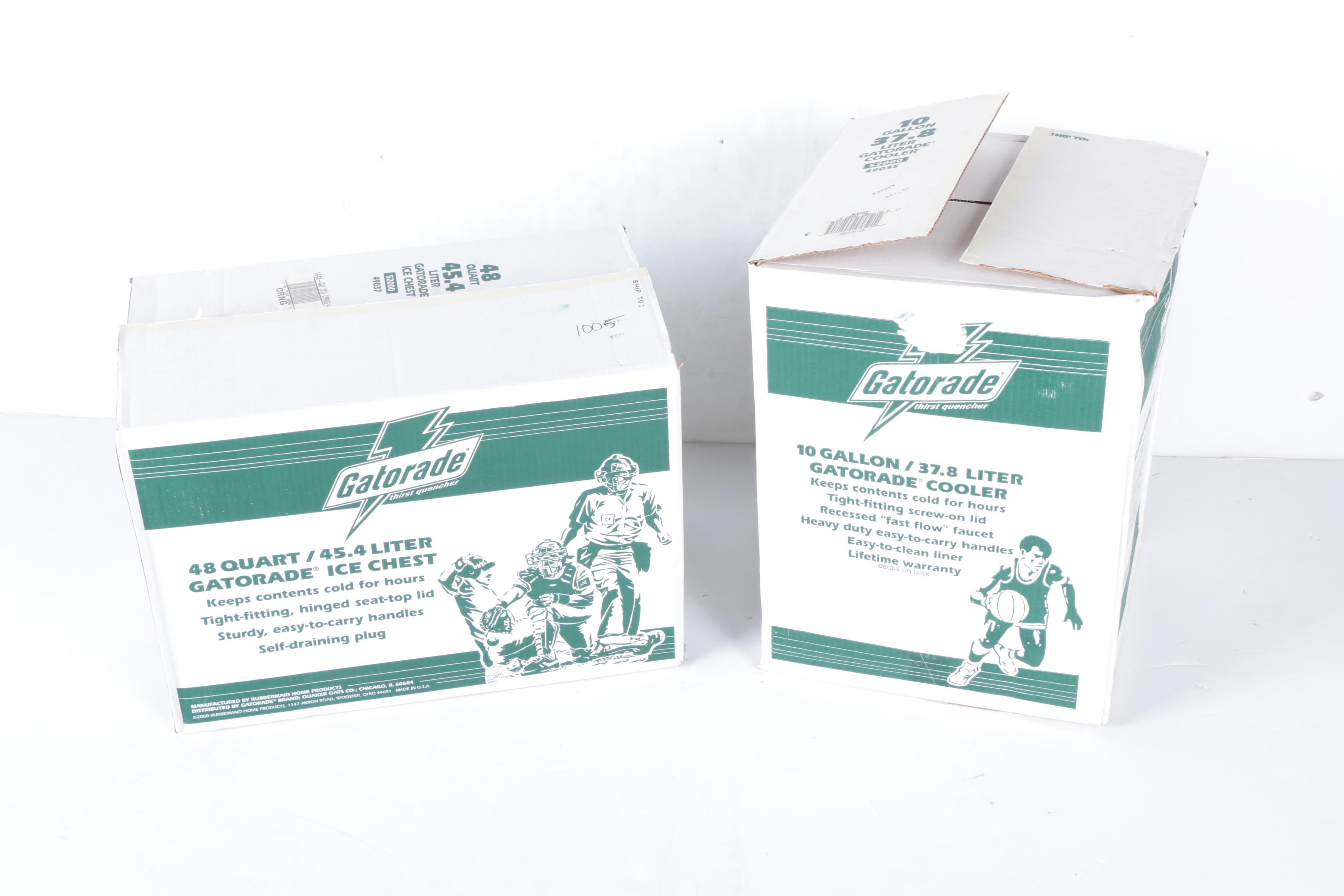 Gatorade Cooler and Gatorade Ice Chest