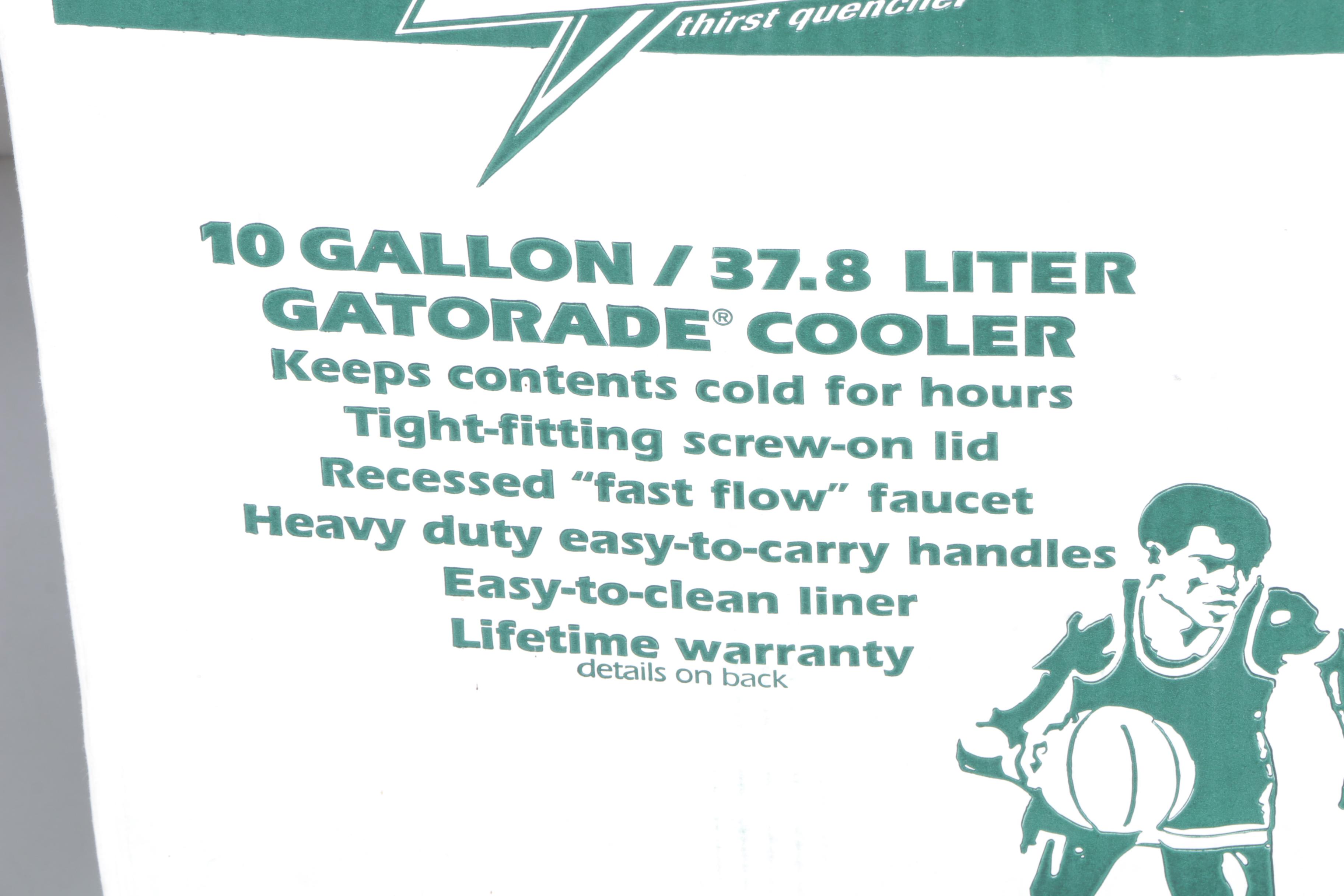 Gatorade Cooler and Gatorade Ice Chest