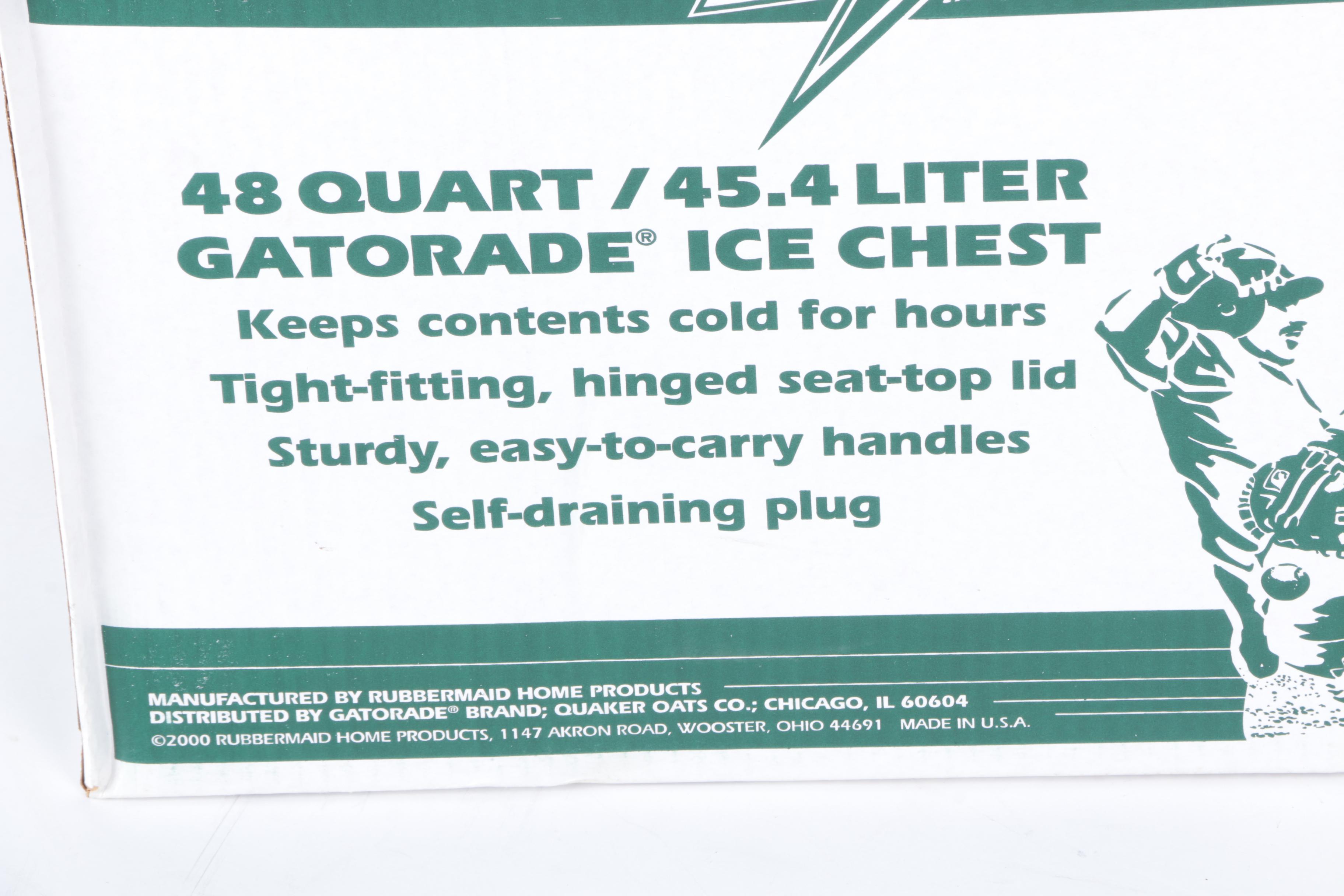 Gatorade Cooler and Gatorade Ice Chest