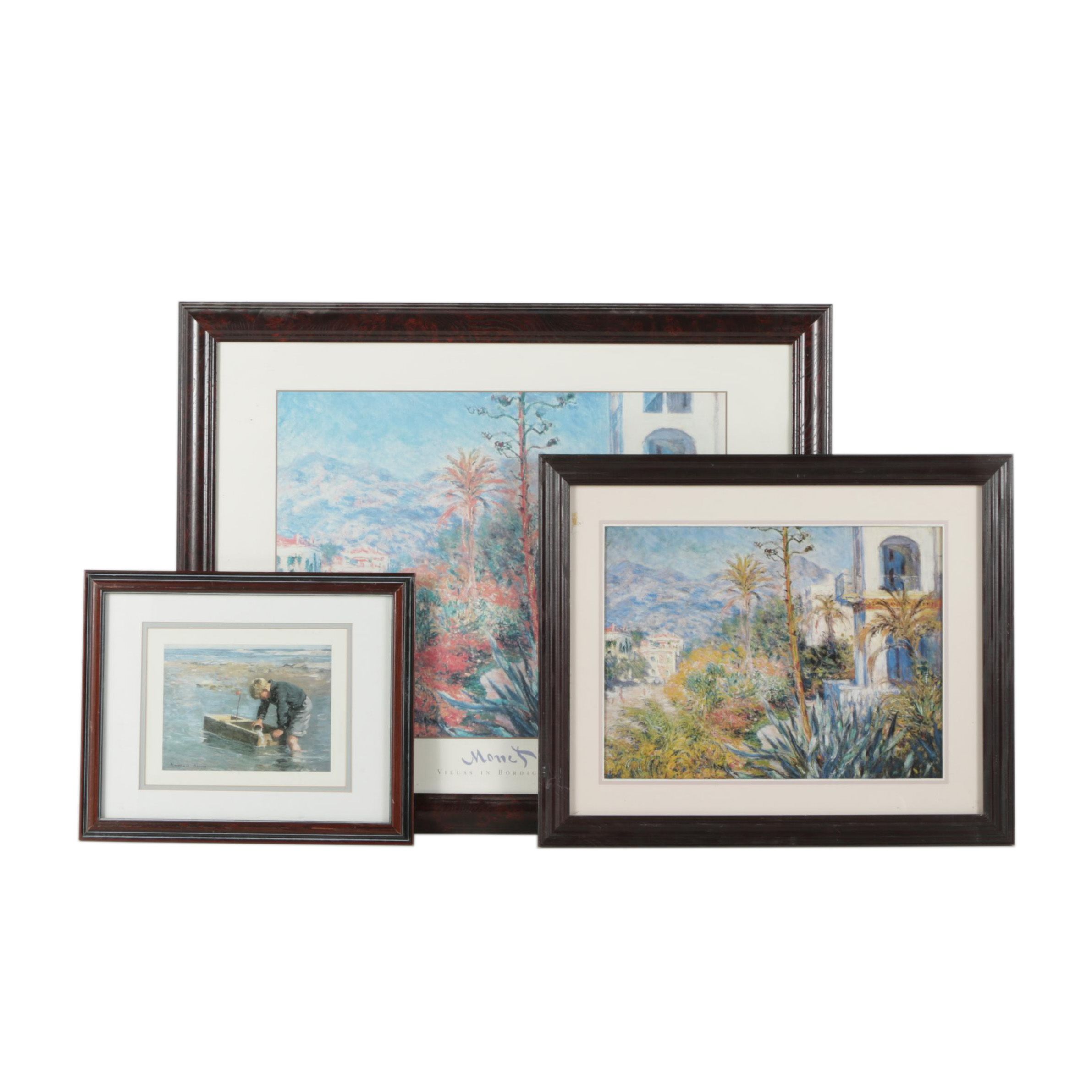 Offset Lithographs After Monet and William Marshall Brown