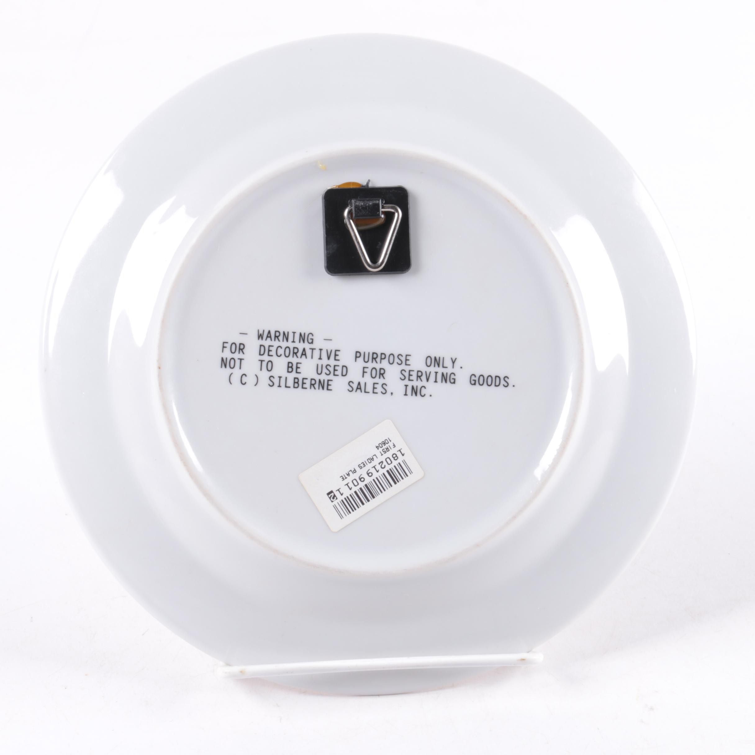 1883 Ladies of the White House with Scamp Magazine and Collectible Plates