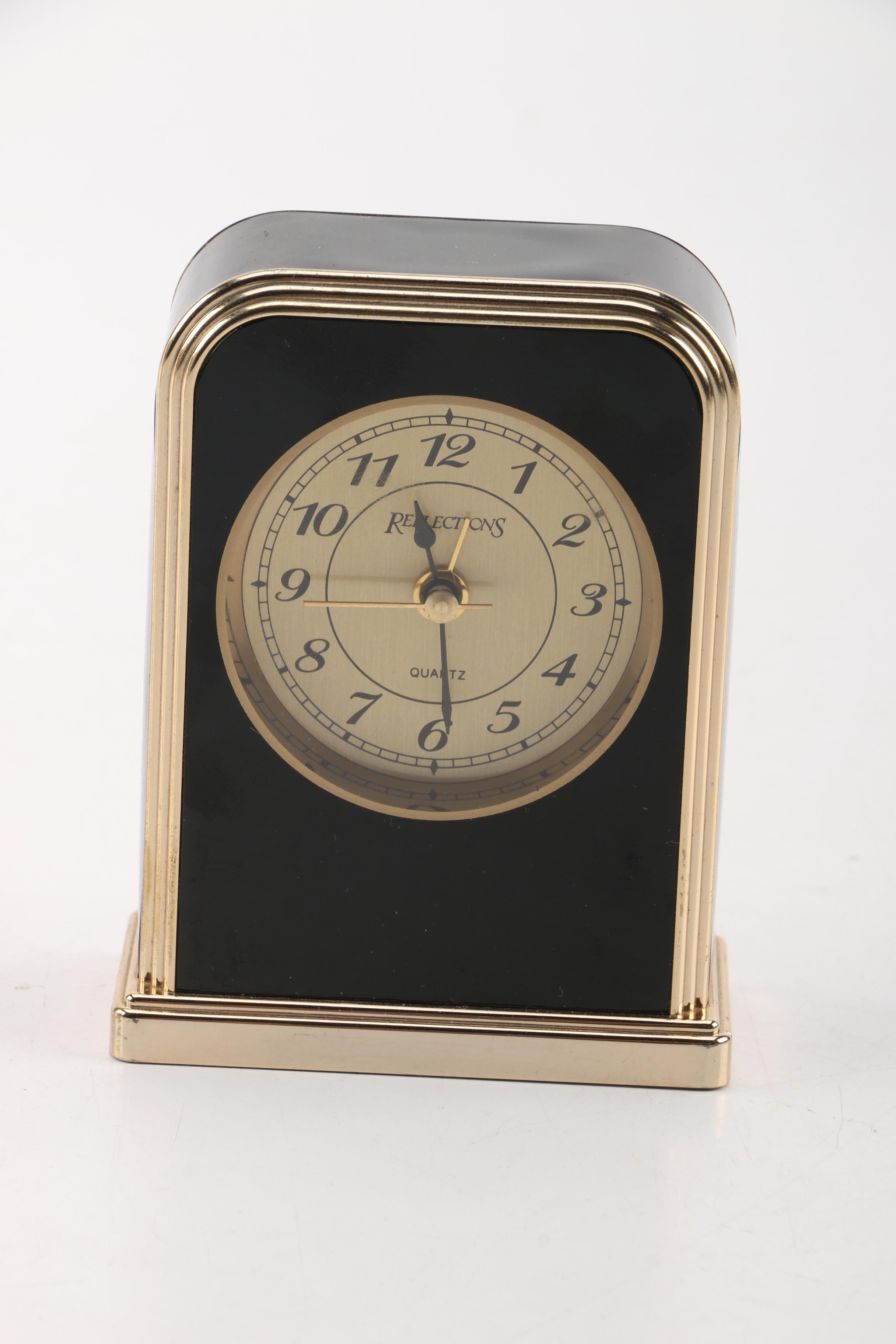 Seiko and Reflections Quartz Shelf Clocks
