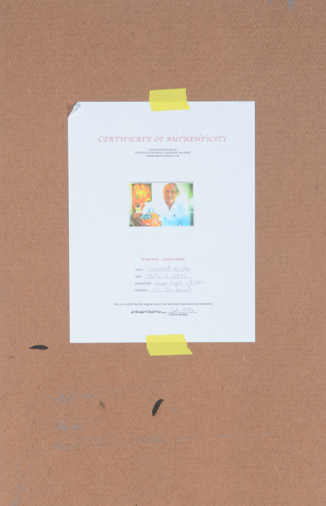 Peter Robert Keil Original Oil Painting on Board