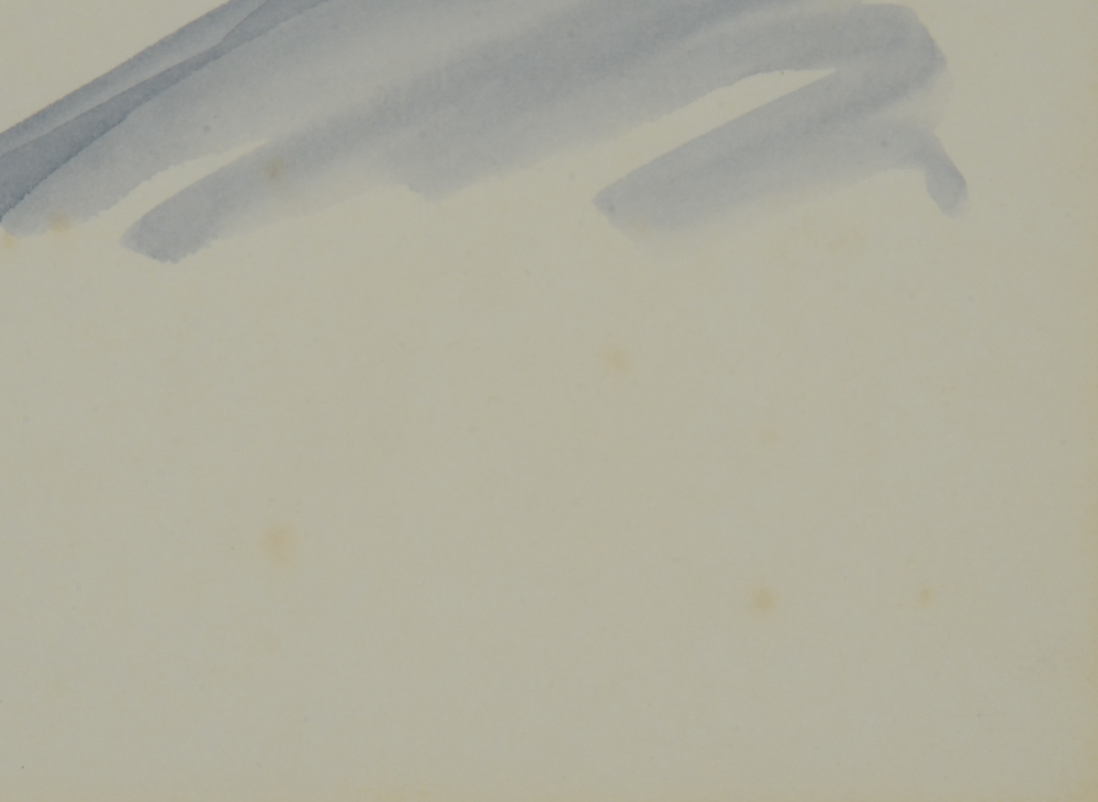 Carol Mathews Original Watercolor "Gray Nude"