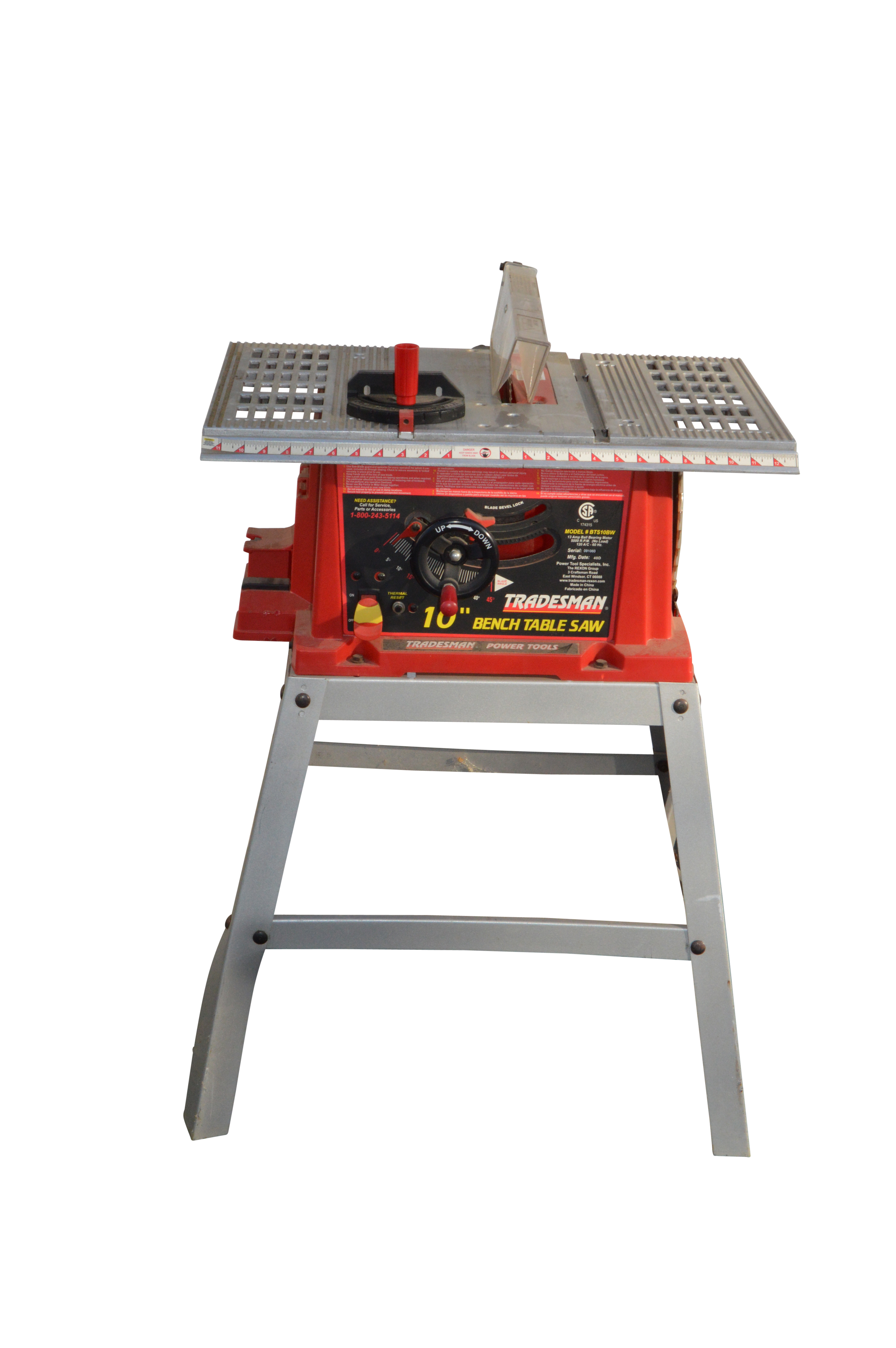 Tradesman 10" Bench Table Saw