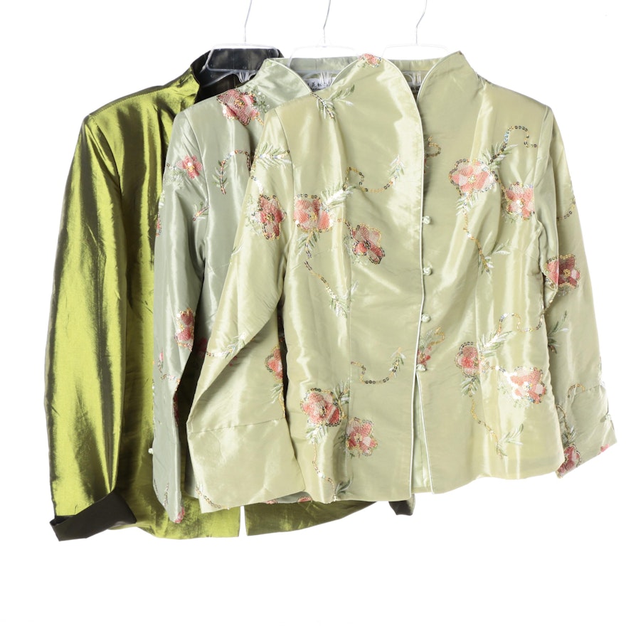 Women's Asian Inspired Brocade Style Jackets