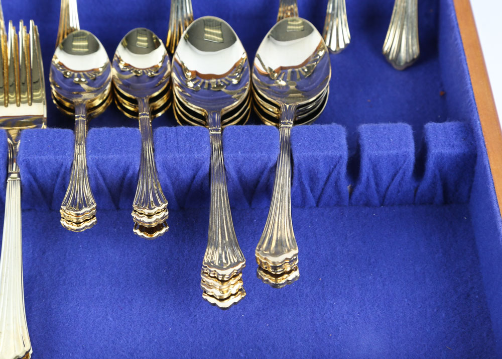 Hampton Forge Gold-Plated Stainless Steel Flatware