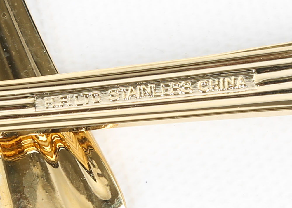 Hampton Forge Gold-Plated Stainless Steel Flatware