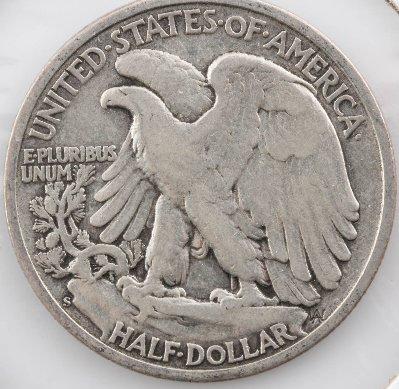 Group of Two Walking Liberty Silver Half Dollars Including 1946 and 1946-S