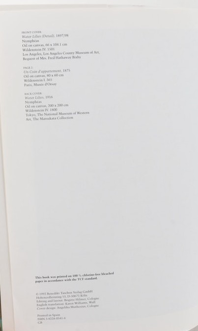 Books on Van Gogh, Monet, Degas, and Others