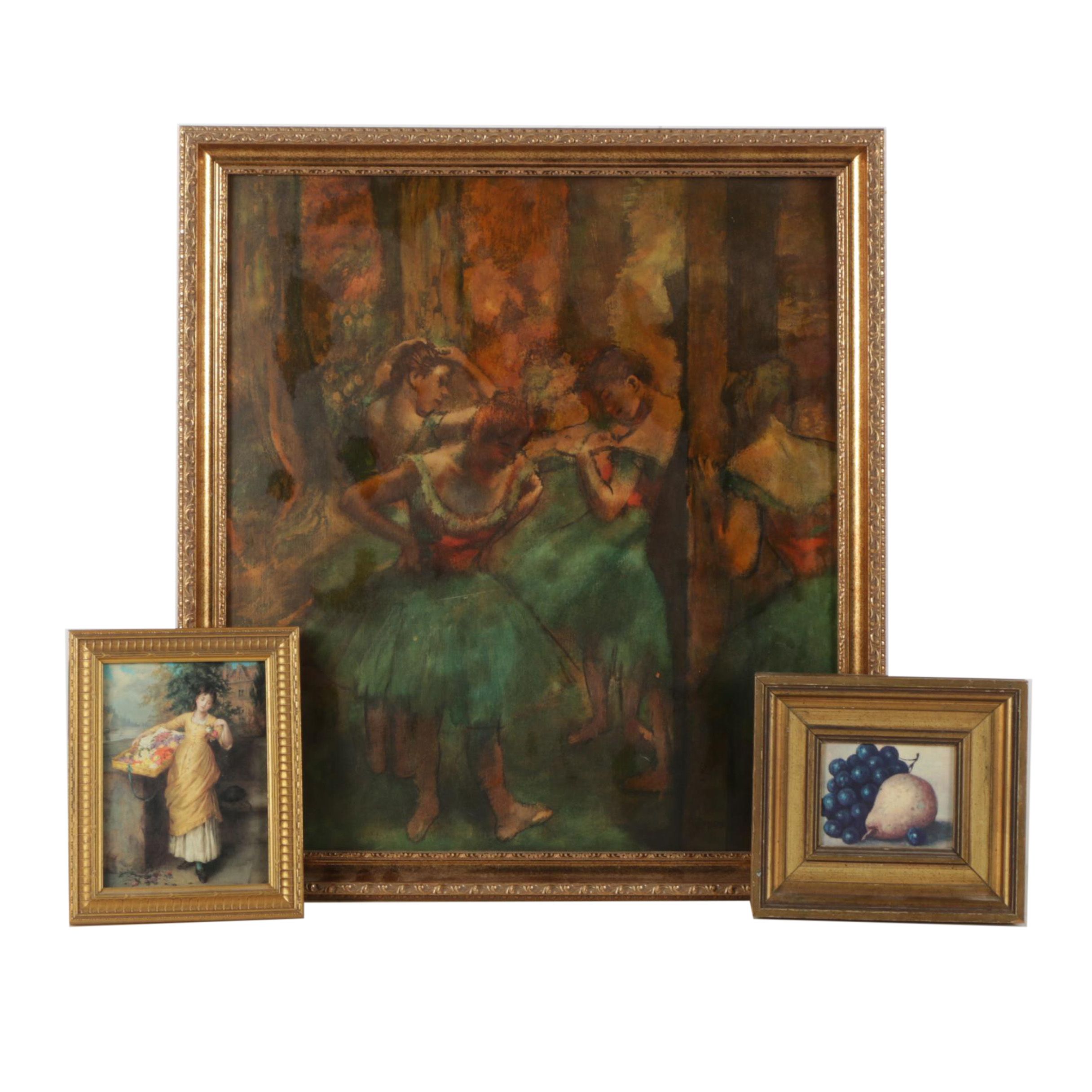 Giclee and Offset Lithographs After Edgar Degas and Augustus Mulready