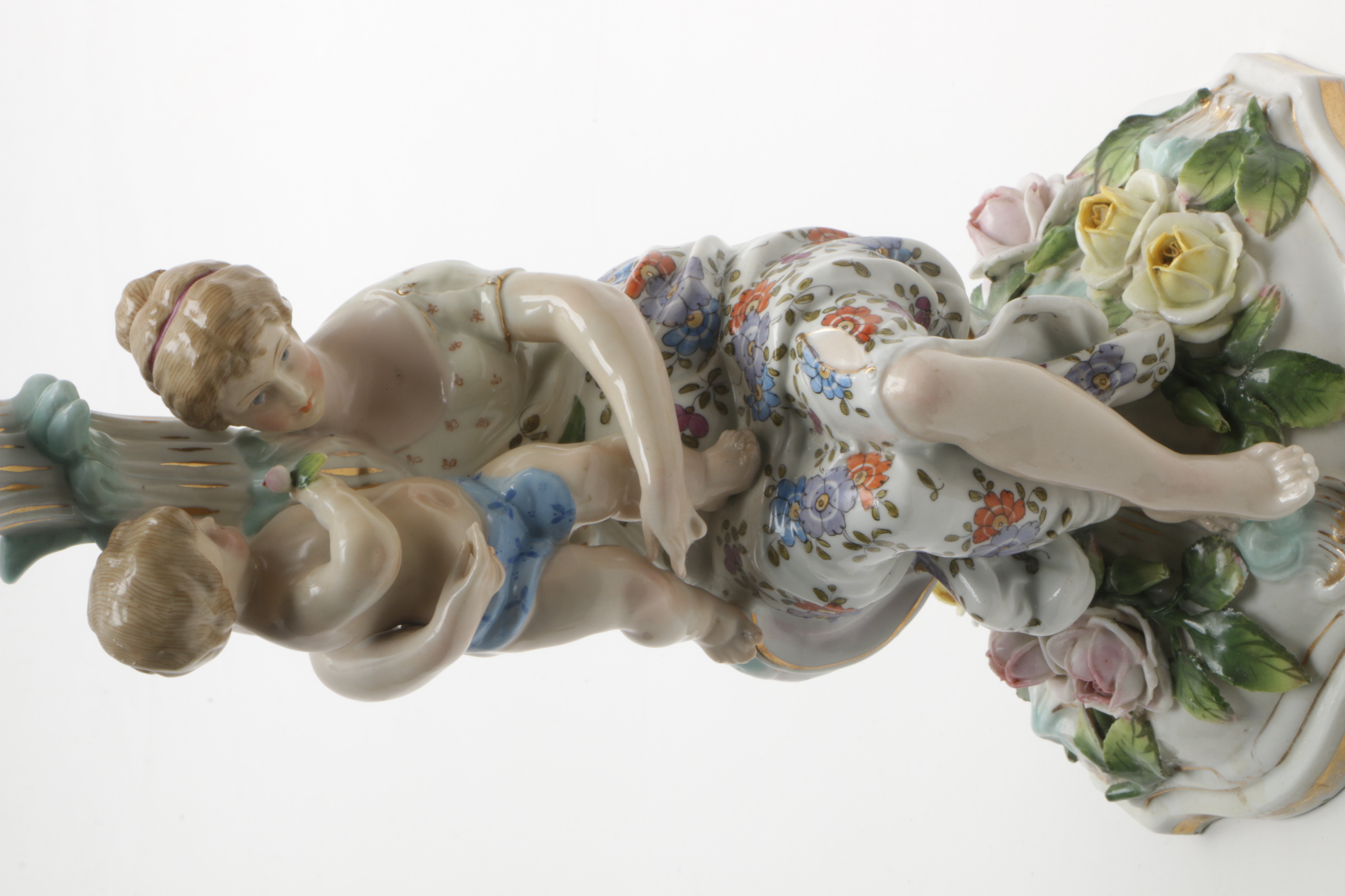 Figural Porcelain Candle Holder