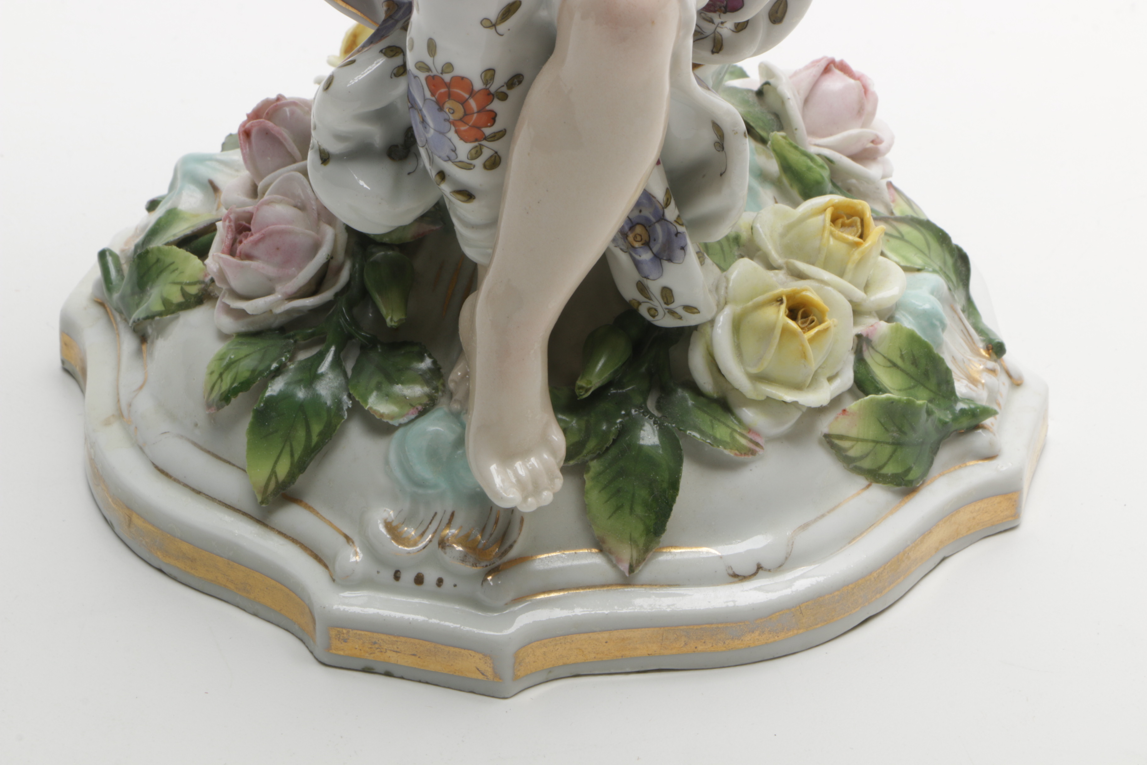 Figural Porcelain Candle Holder