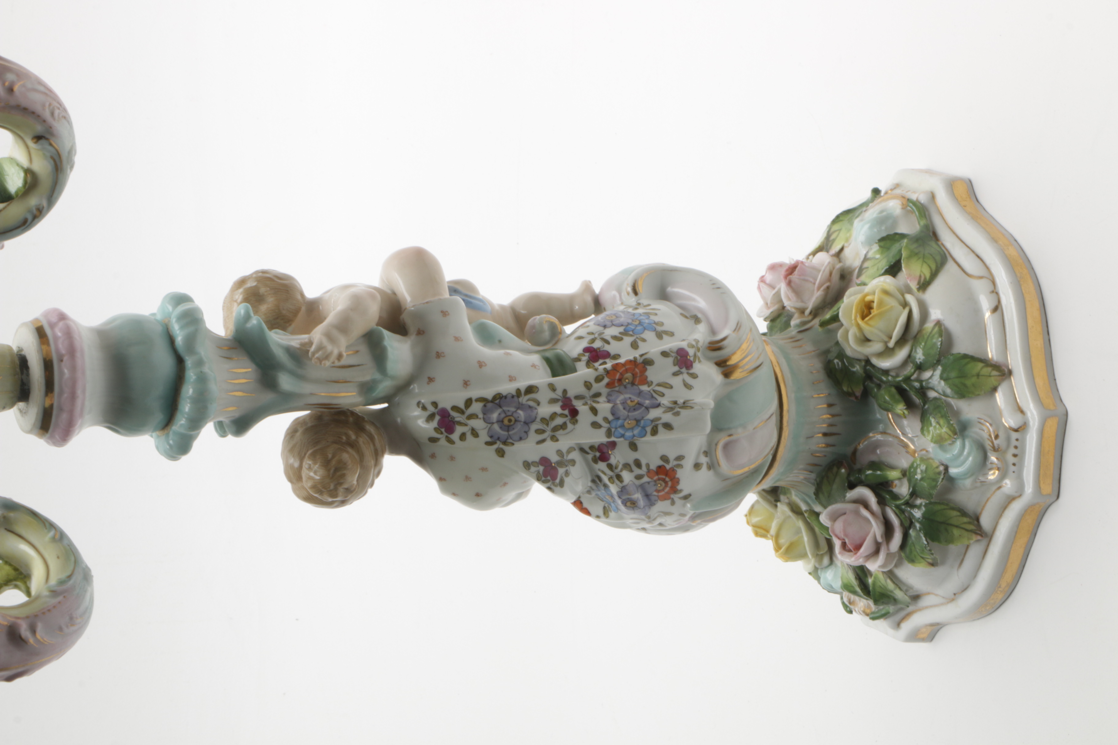 Figural Porcelain Candle Holder