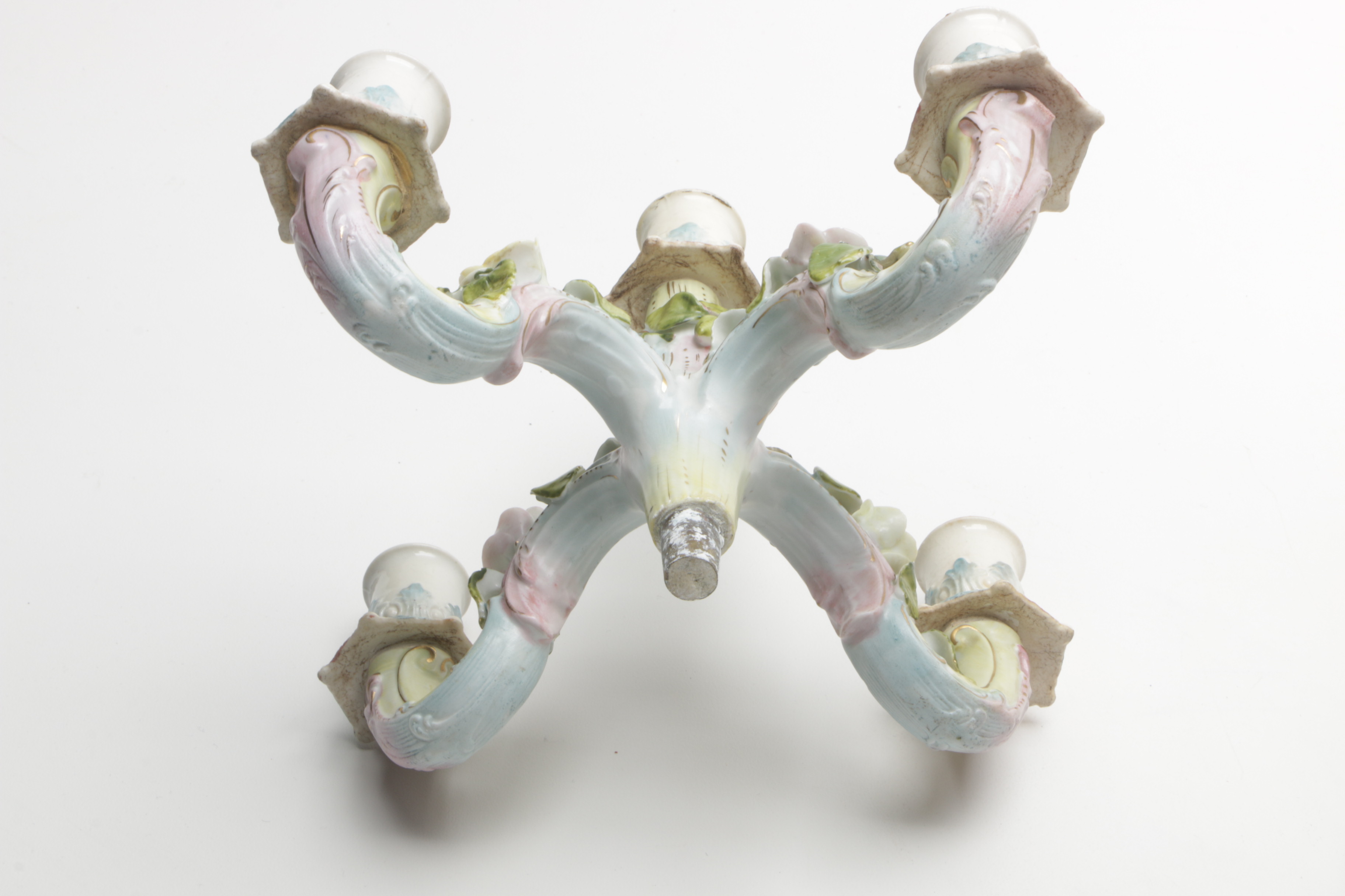 Figural Porcelain Candle Holder