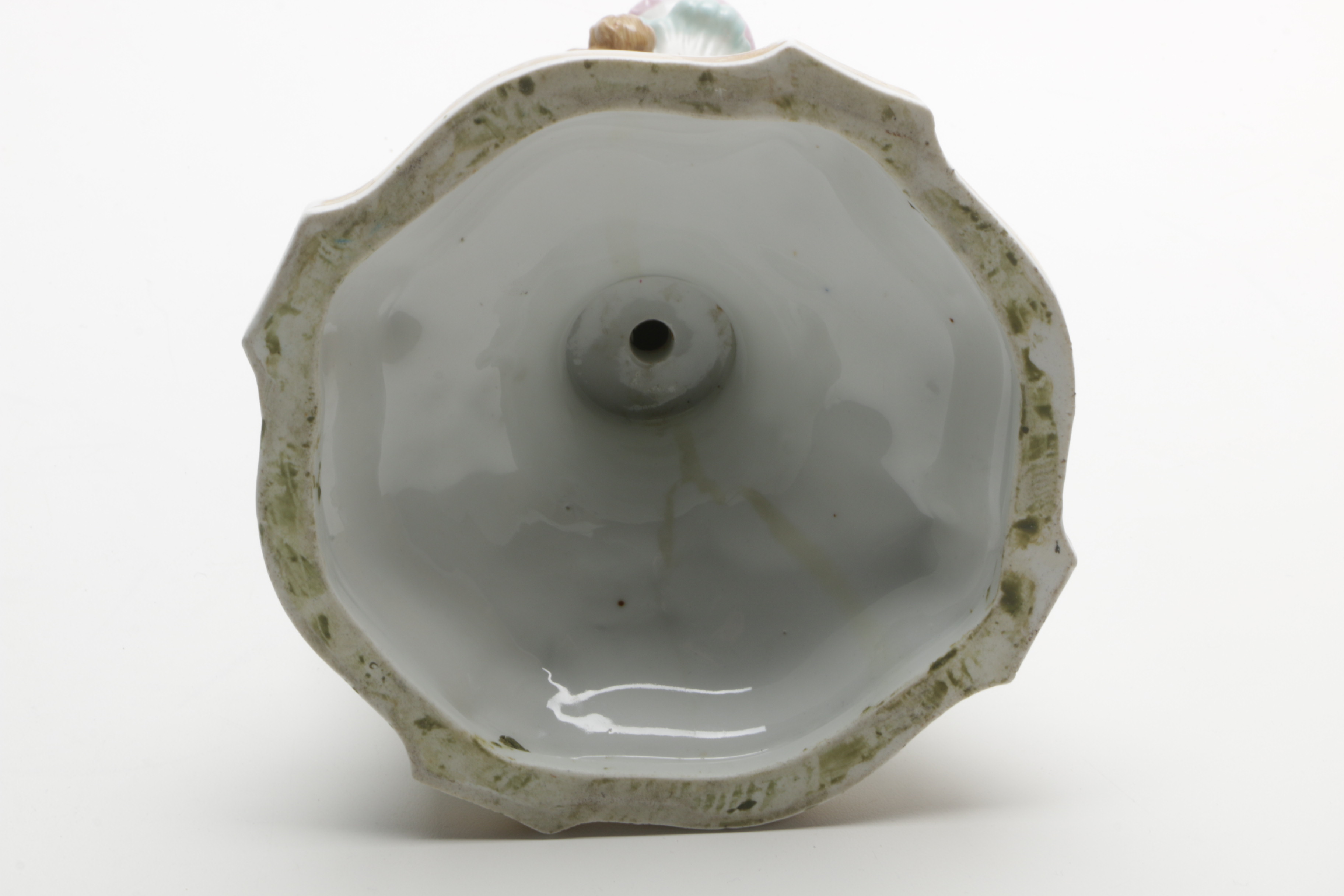 Figural Porcelain Candle Holder