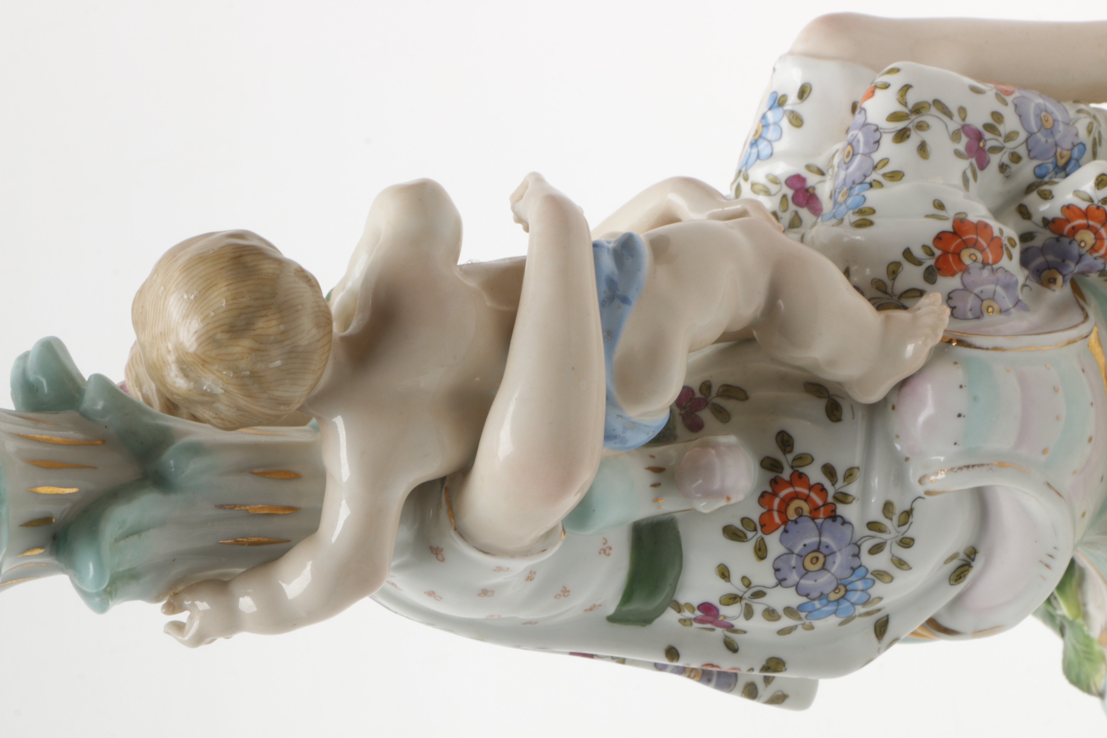 Figural Porcelain Candle Holder