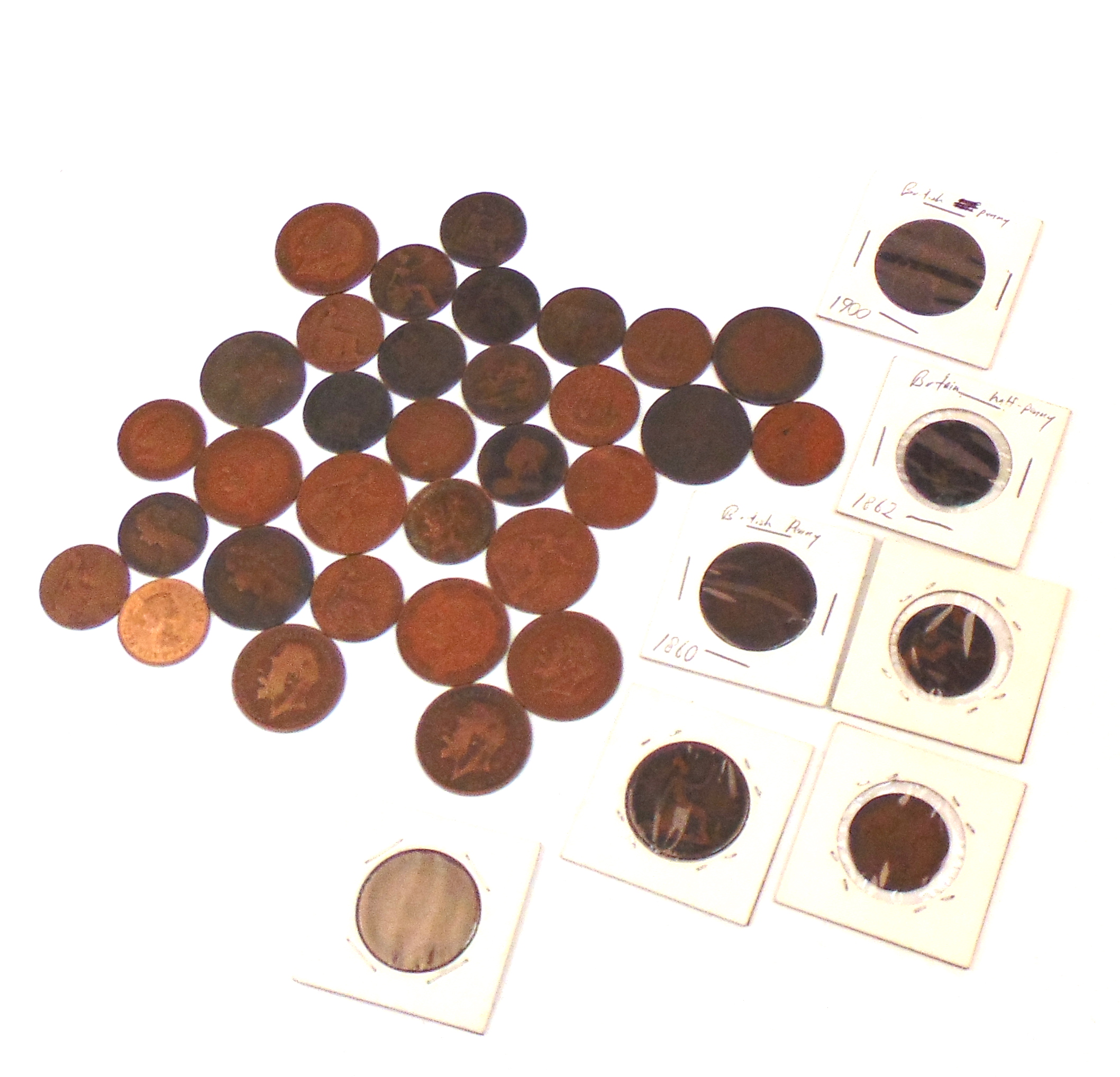 Collection of Great Britain Bronze Coinage