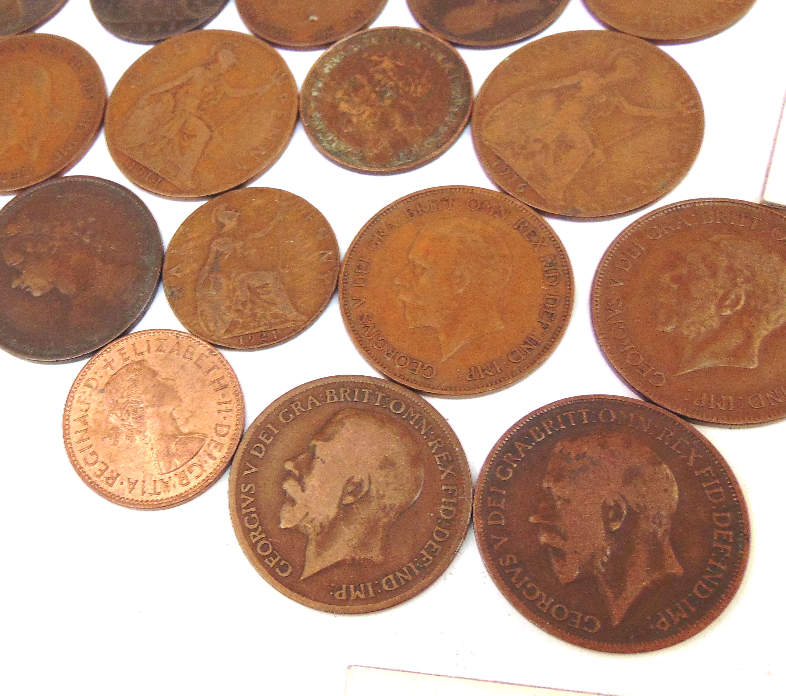 Collection of Great Britain Bronze Coinage