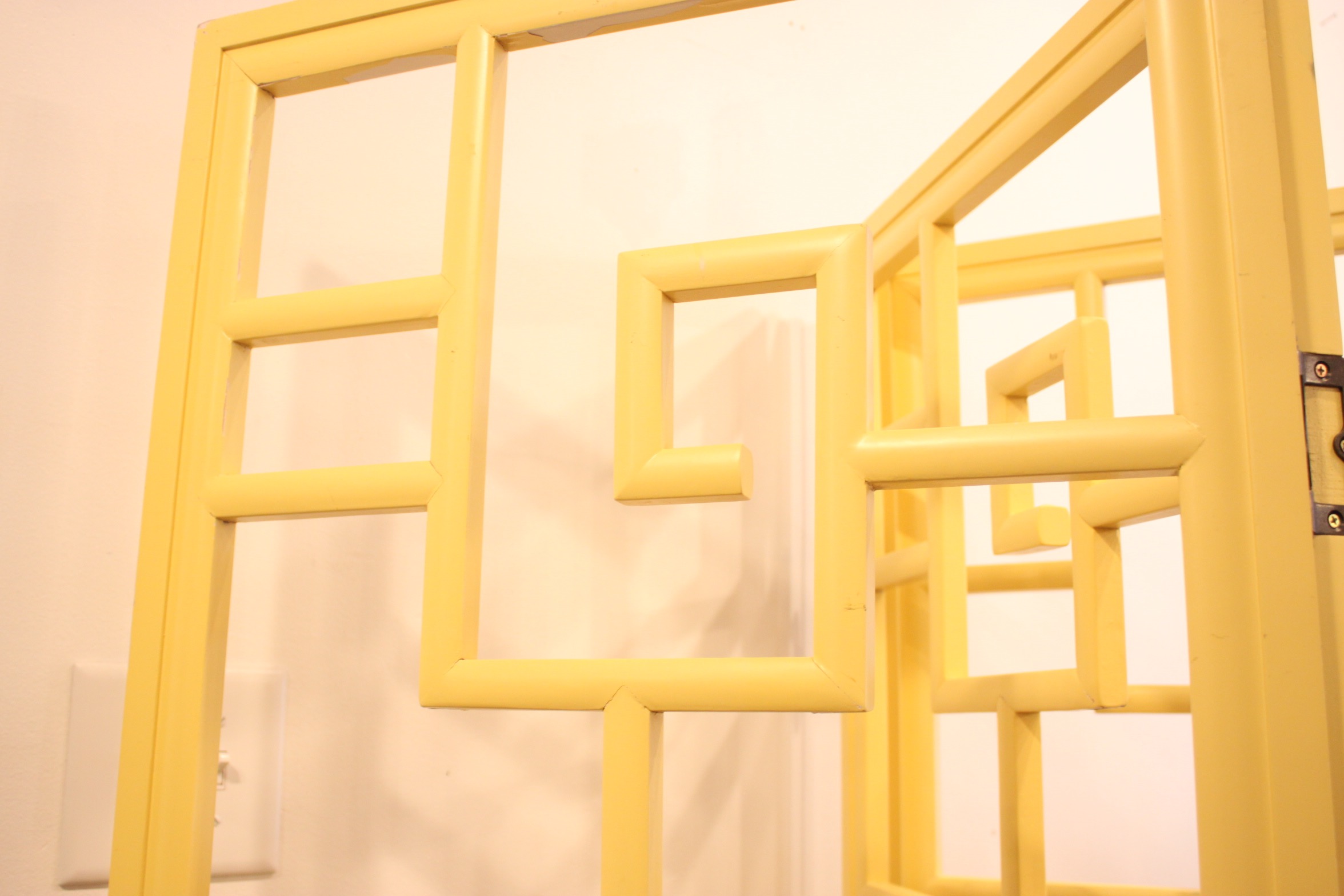 Vintage Geometric Room Divider