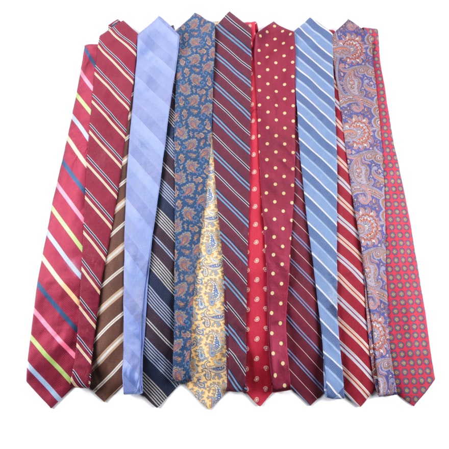 Men's Paul Fredrick Hand Tailored Italian Silk Neckties