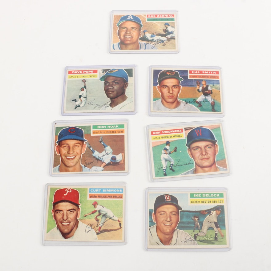 1956 Topps baseball cards