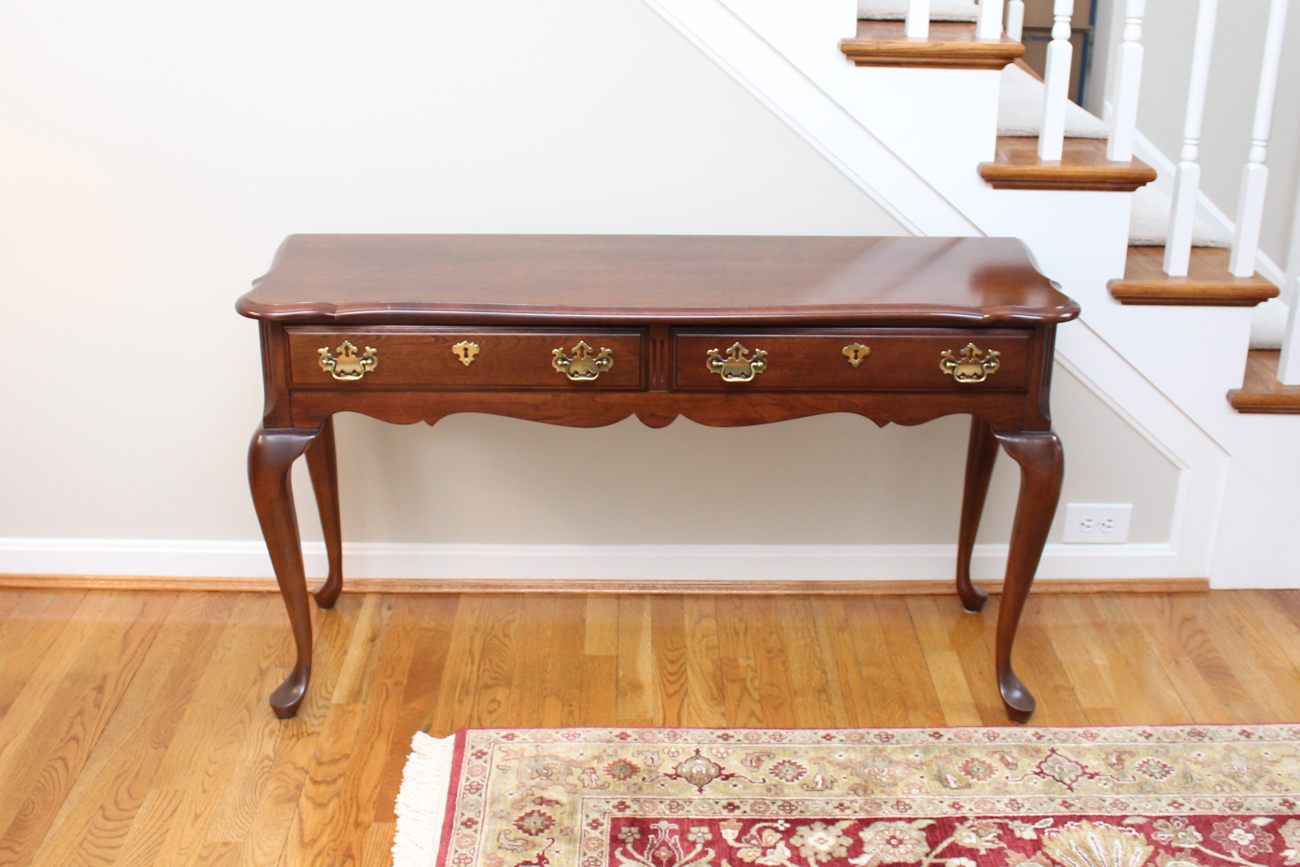 Pennsylvania House Queen Anne Cherry Console Table