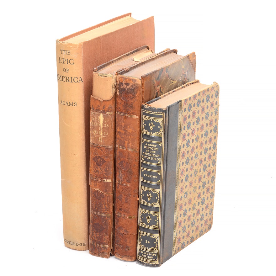 Antique and Vintage Books on American History