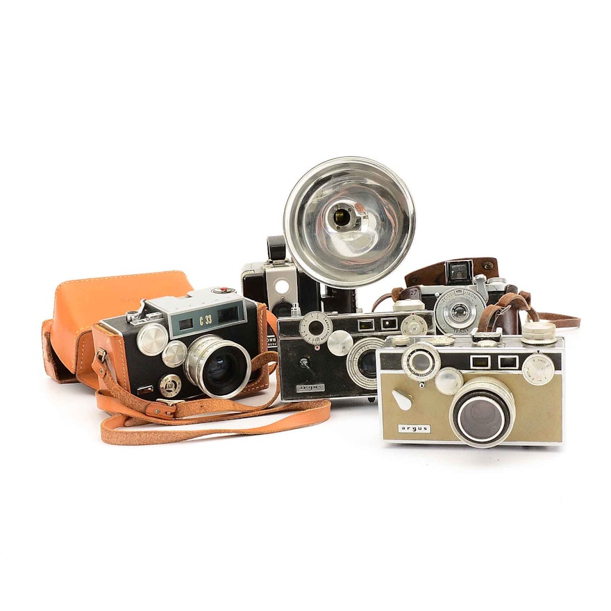 Collection of Vintage Cameras