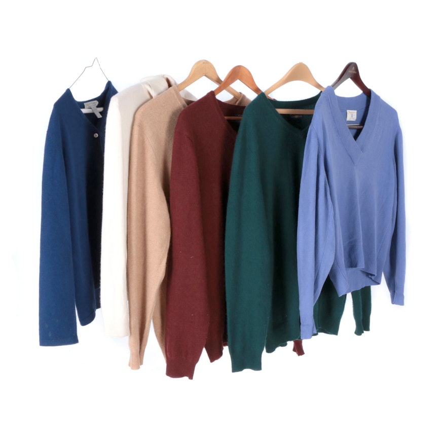 Women's and Men's Cashmere Sweaters Including Club Room