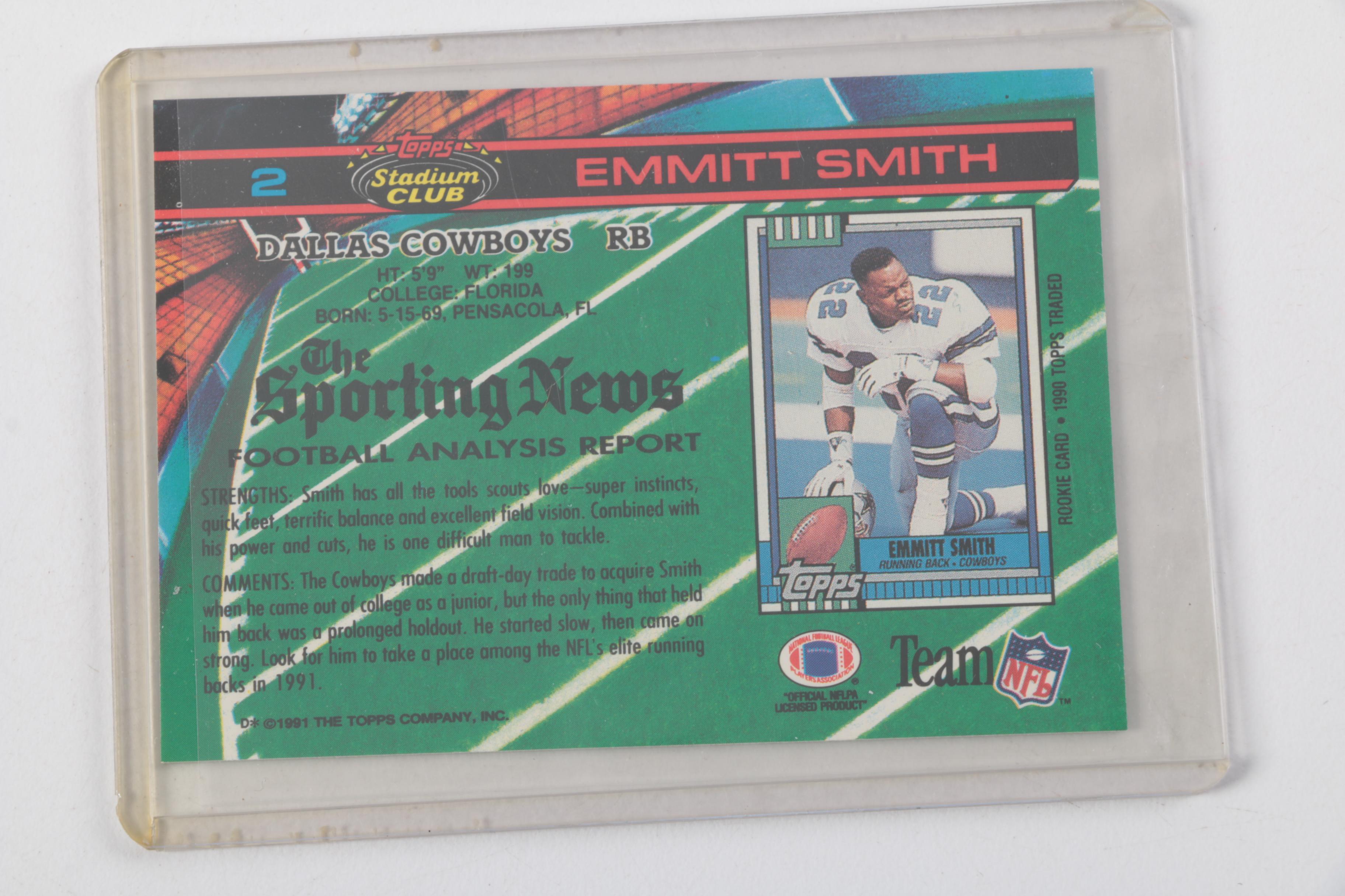 1991 Topps Stadium Club Football Cards Including Brett Favre Rookie Card