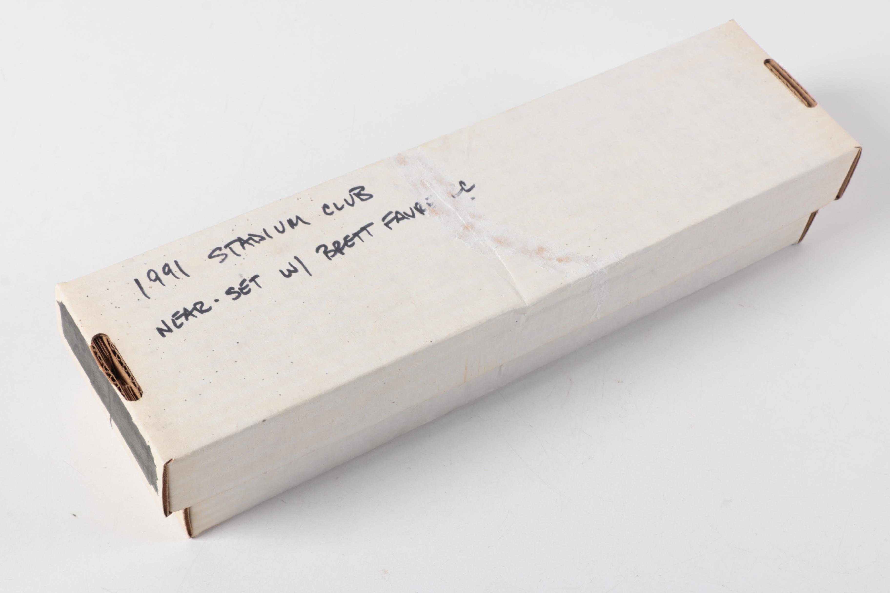 1991 Topps Stadium Club Football Cards Including Brett Favre Rookie Card