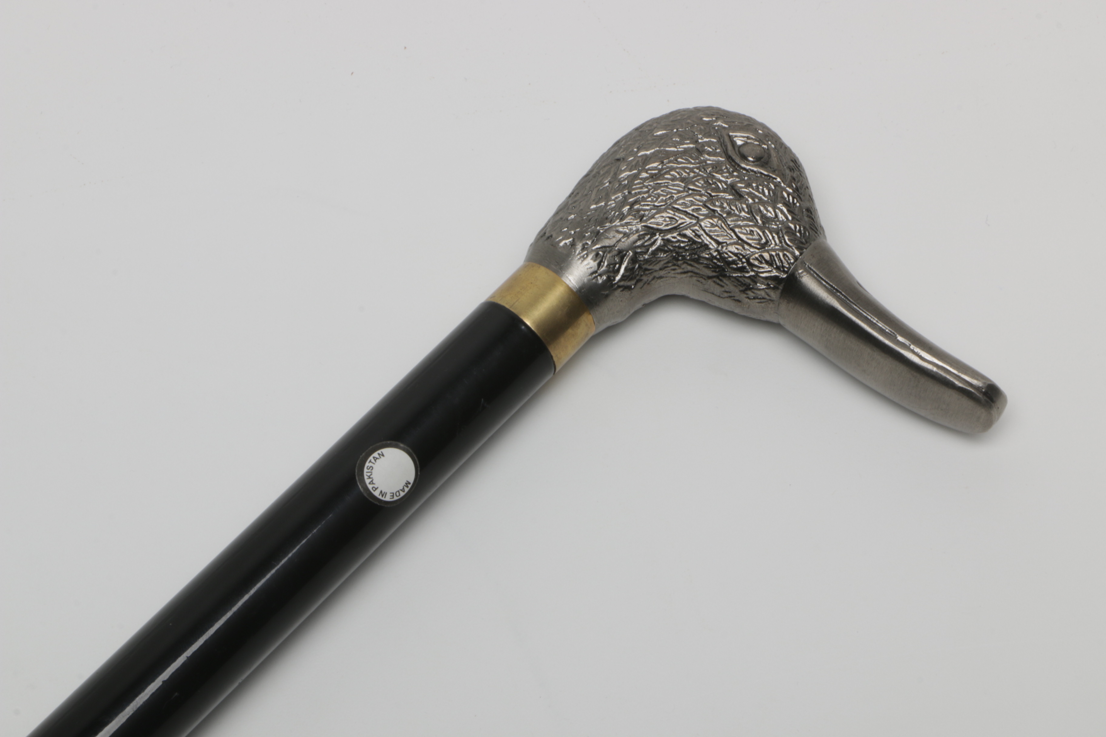 Red Deer Dagger Cane with Duck Head