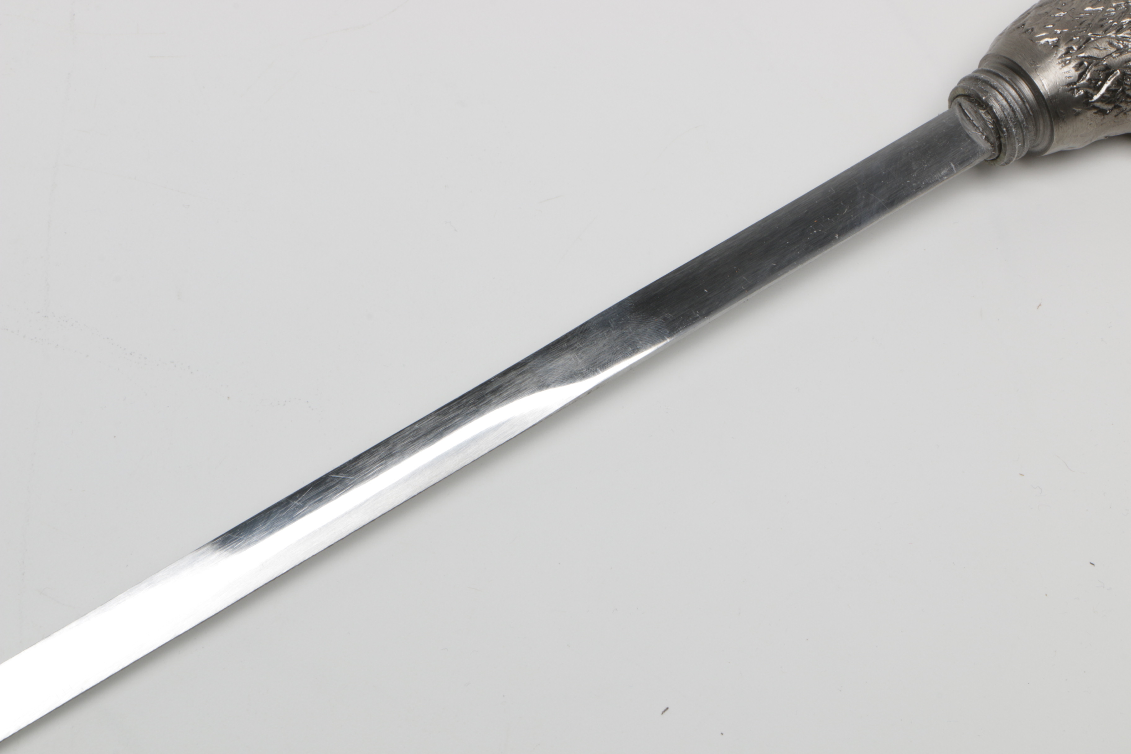 Red Deer Dagger Cane with Duck Head