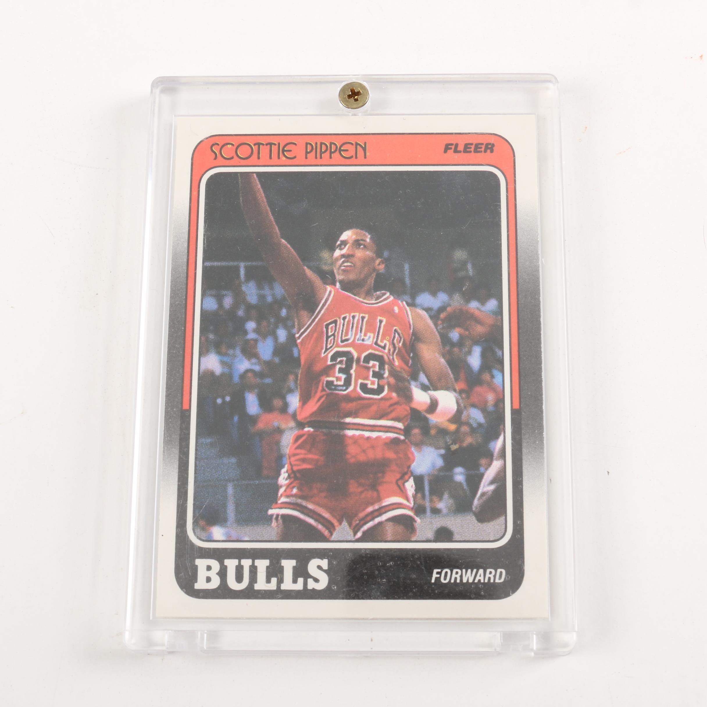 1988 Fleer Scottie Pippen Basketball Card