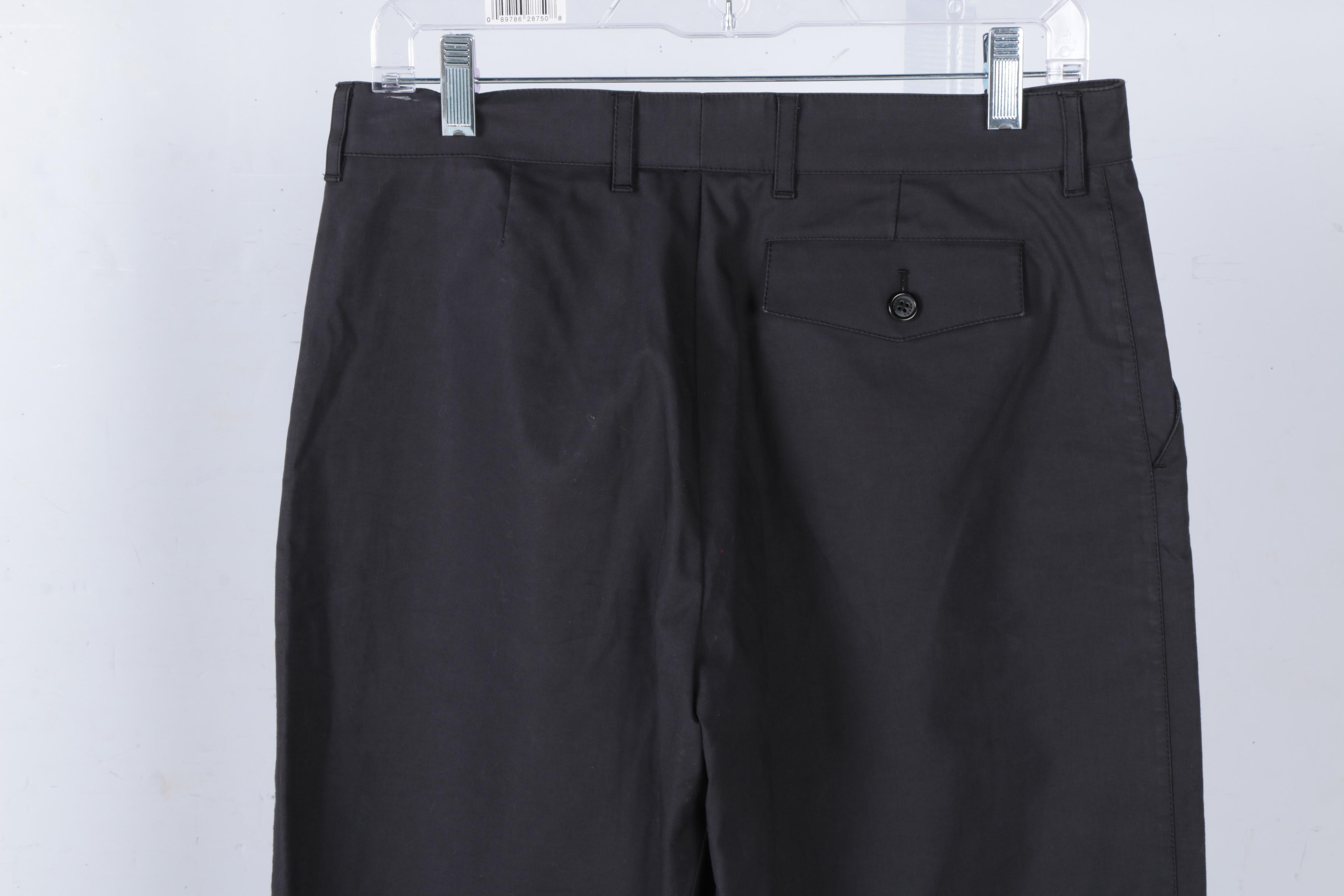 Men's Prada Charcoal Gray Slacks