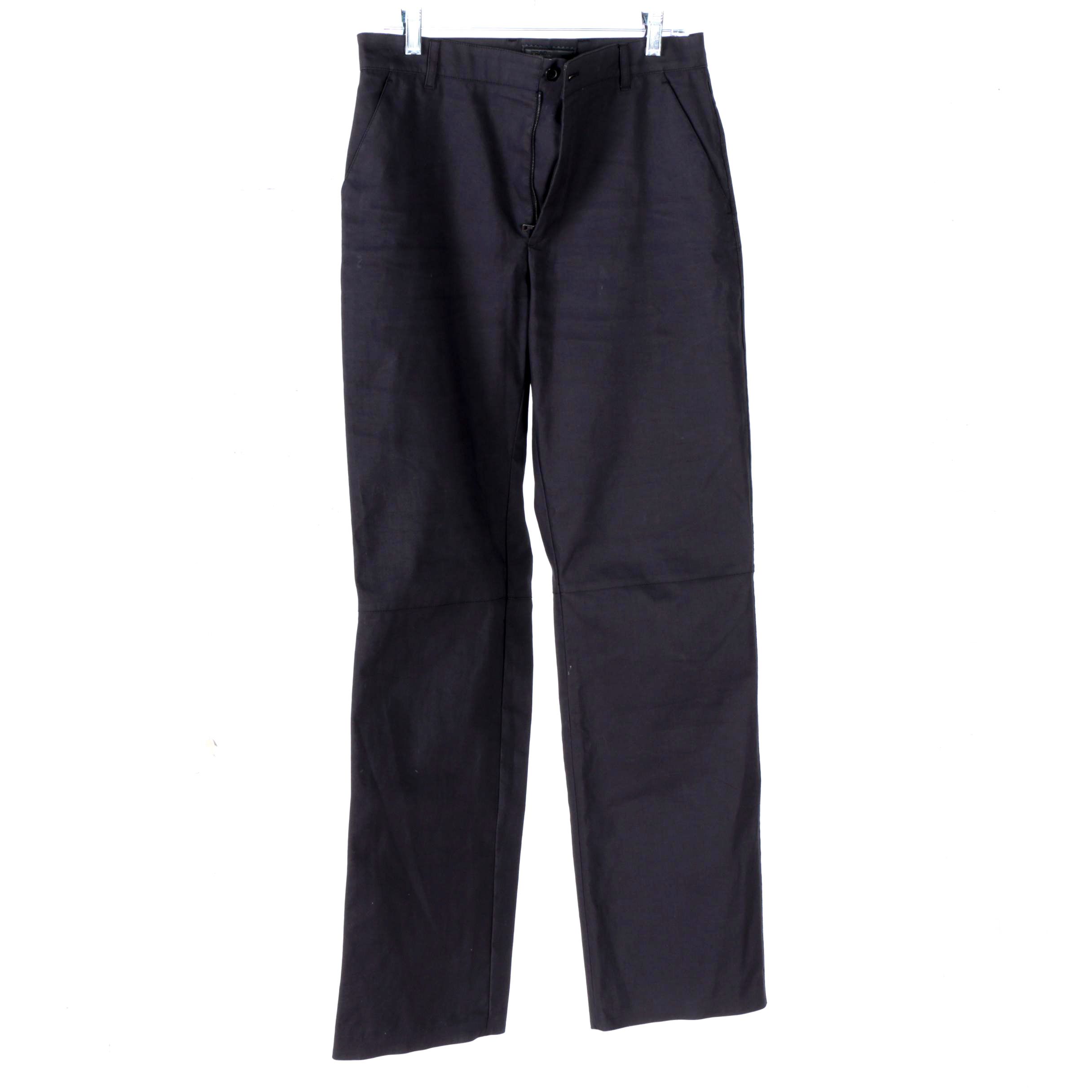 Men's Prada Charcoal Gray Slacks