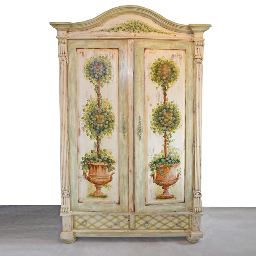 Provincial Style Painted Wardrobe