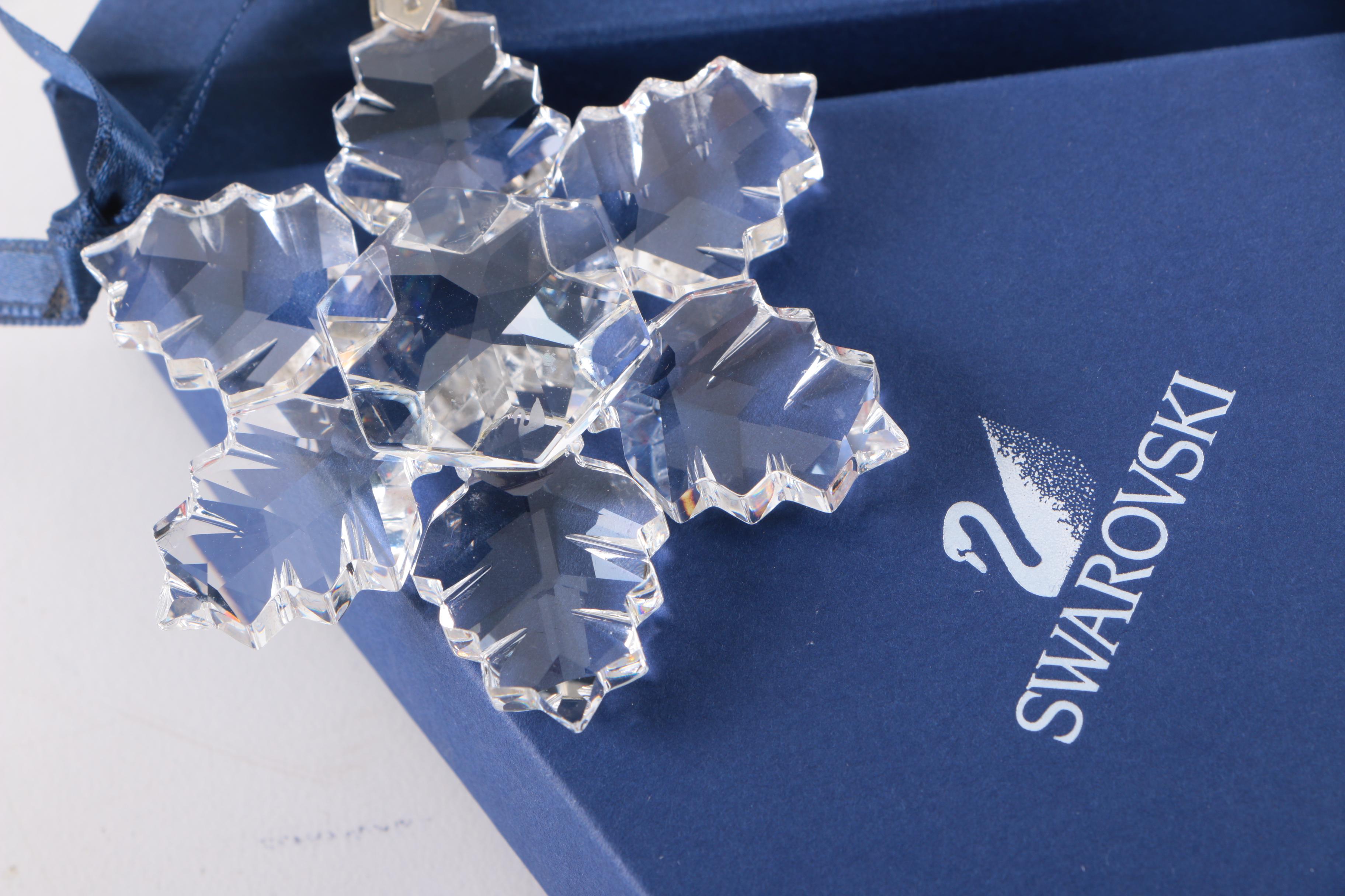 Swarovski Crystal Collectible Snowflake Ornaments