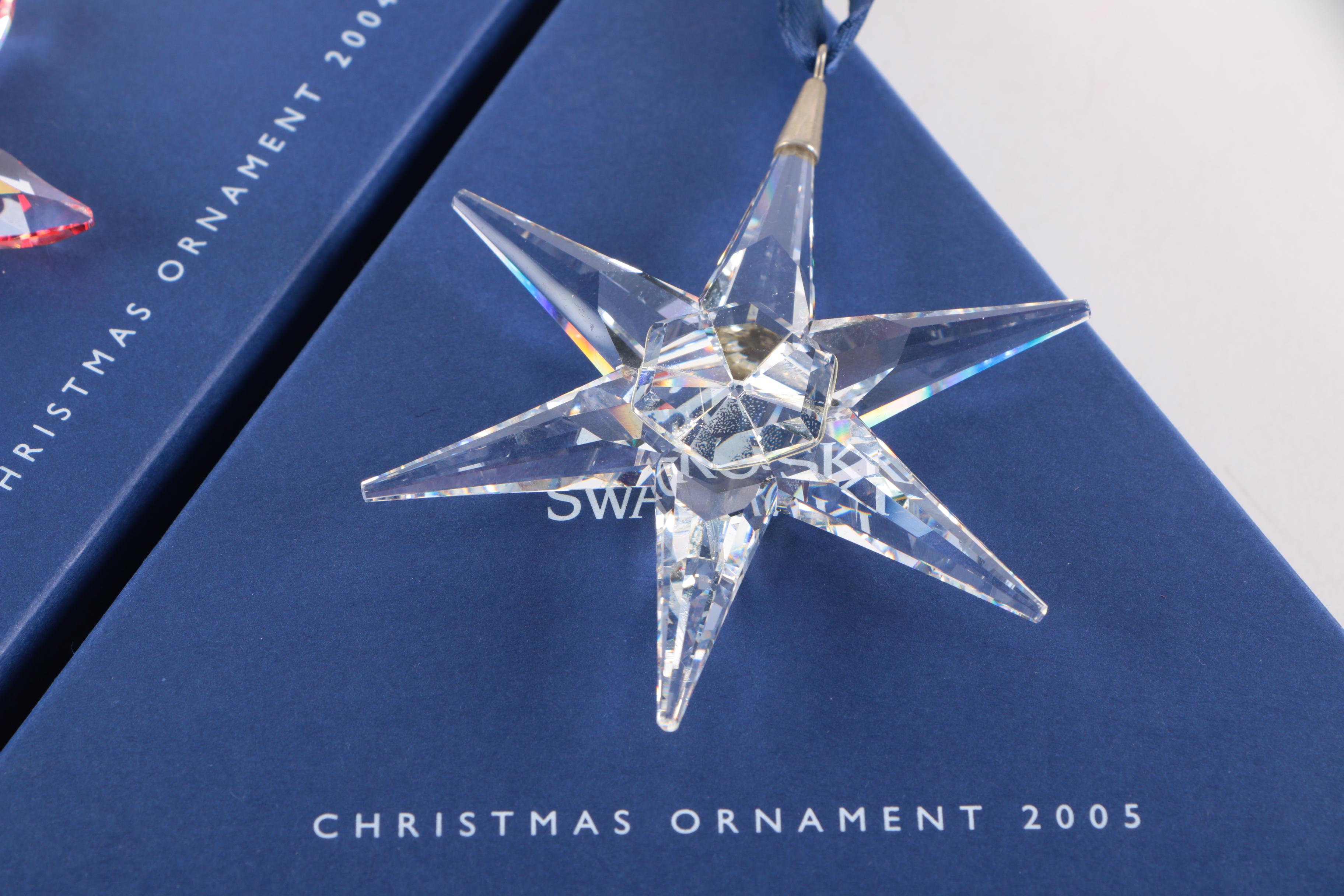 Swarovski Crystal Collectible Snowflake Ornaments
